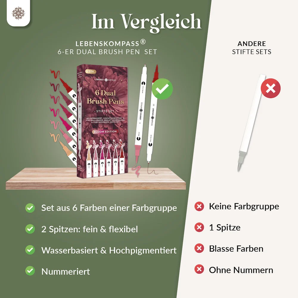 6er Dual Brush Pen Sets - Bunte Pinselstifte - Image 11
