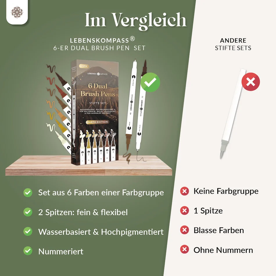 6er Dual Brush Pen Sets - Bunte Pinselstifte - Image 16