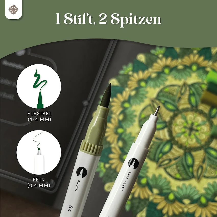 6er Dual Brush Pen Sets - Bunte Pinselstifte - Image 19