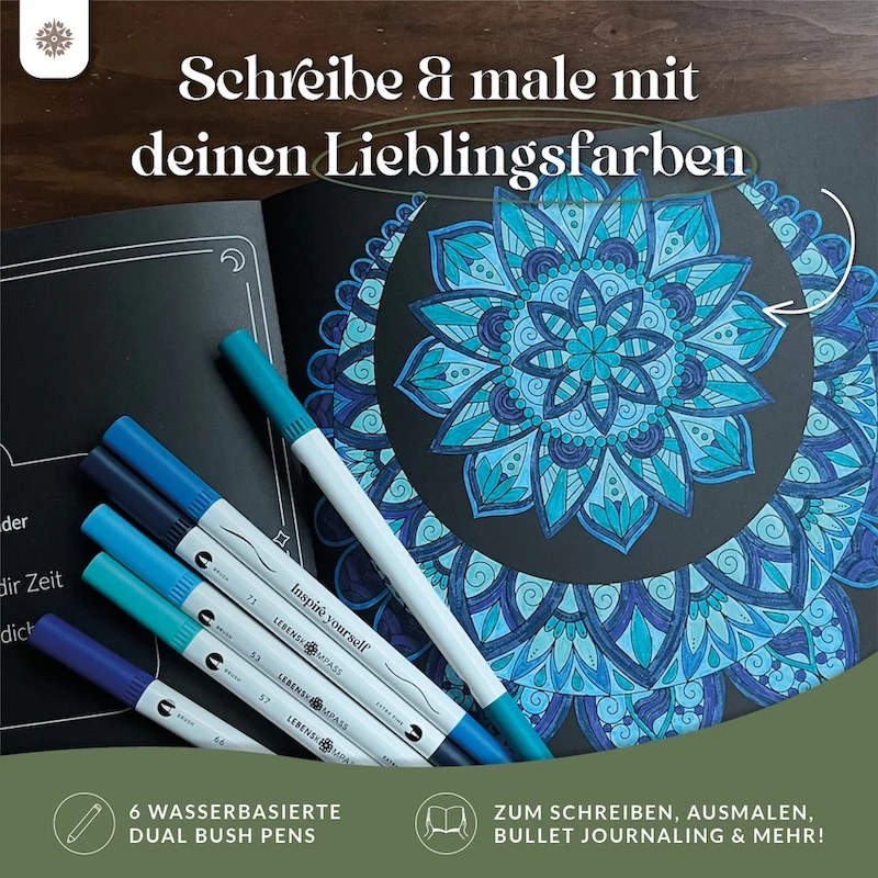 6er Dual Brush Pen Sets - Bunte Pinselstifte - Image 22