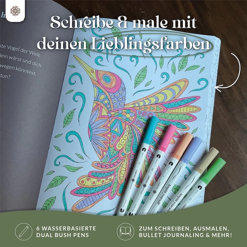 6er Dual Brush Pen Sets - Bunte Pinselstifte - Image 27