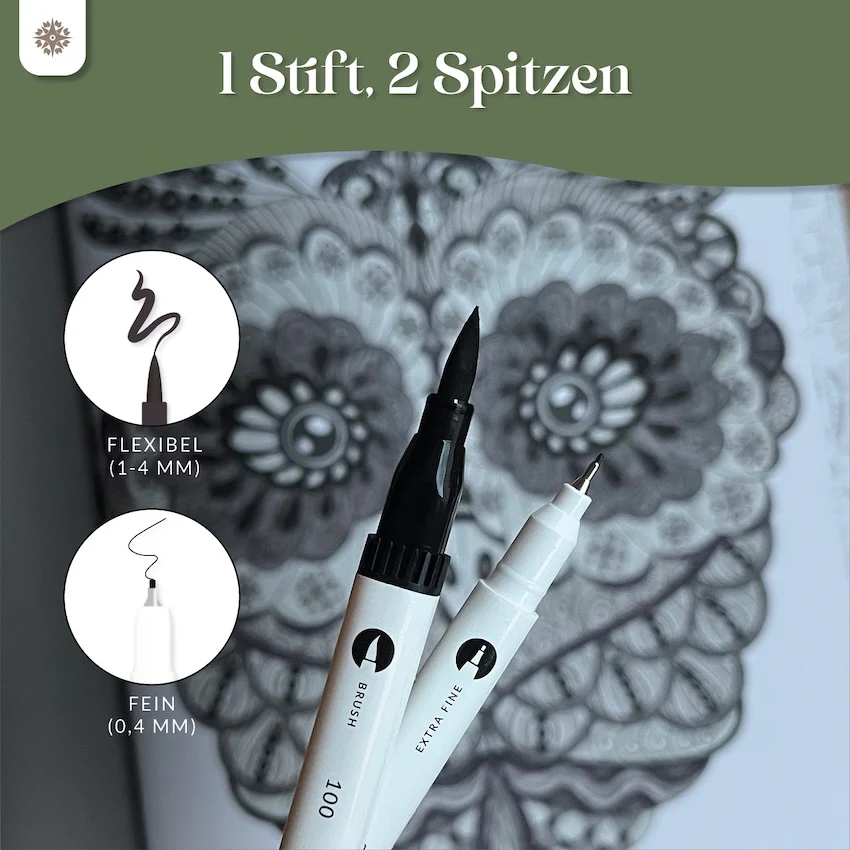 6er Dual Brush Pen Sets - Bunte Pinselstifte - Image 34