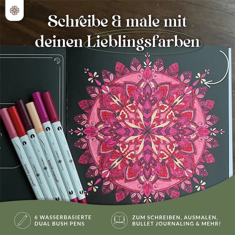 6er Dual Brush Pen Sets - Bunte Pinselstifte - Image 7