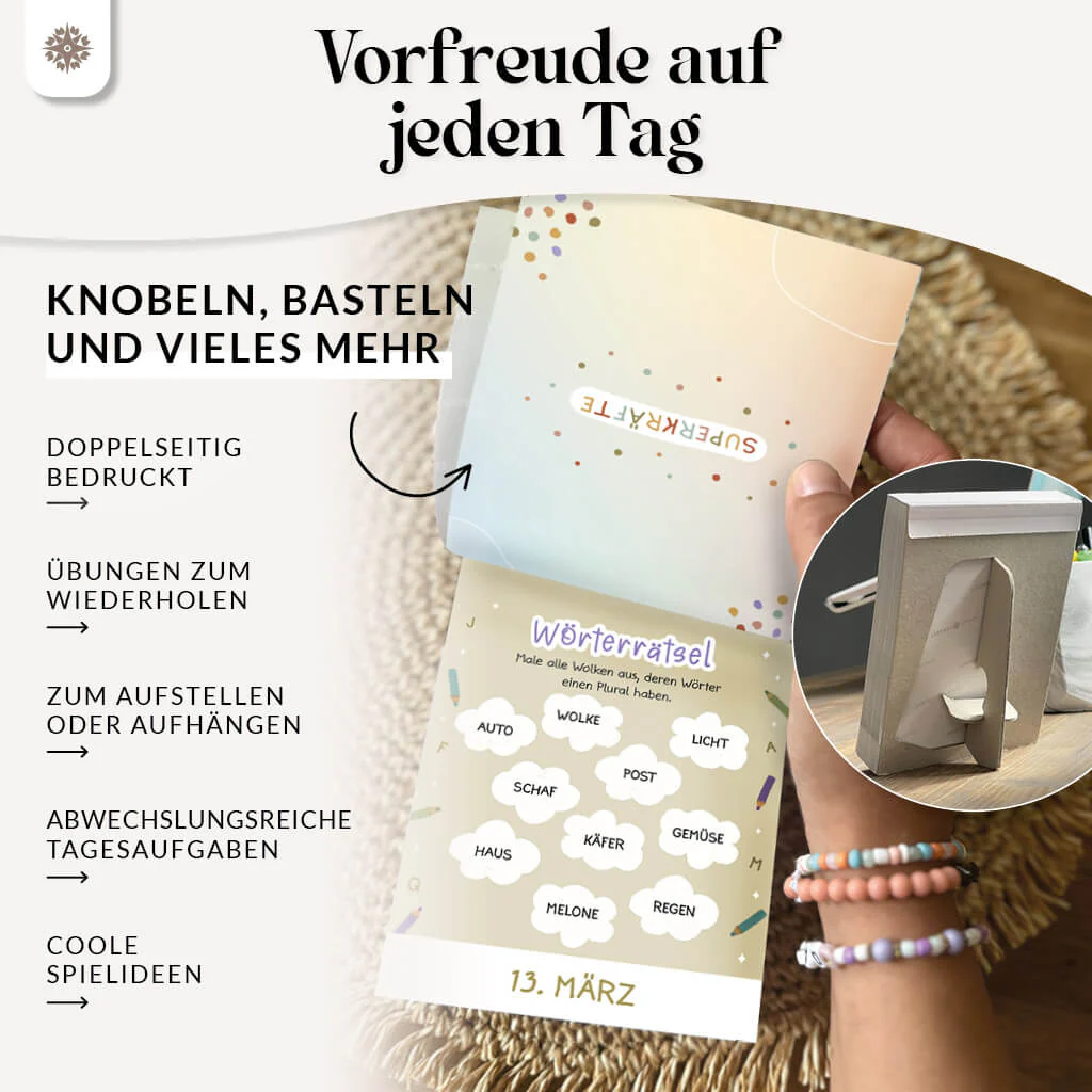 Abreißkalender für Kinder – 365 Tage Spiel, Spaß & Lernen - Jahresunabhängig - Image 10