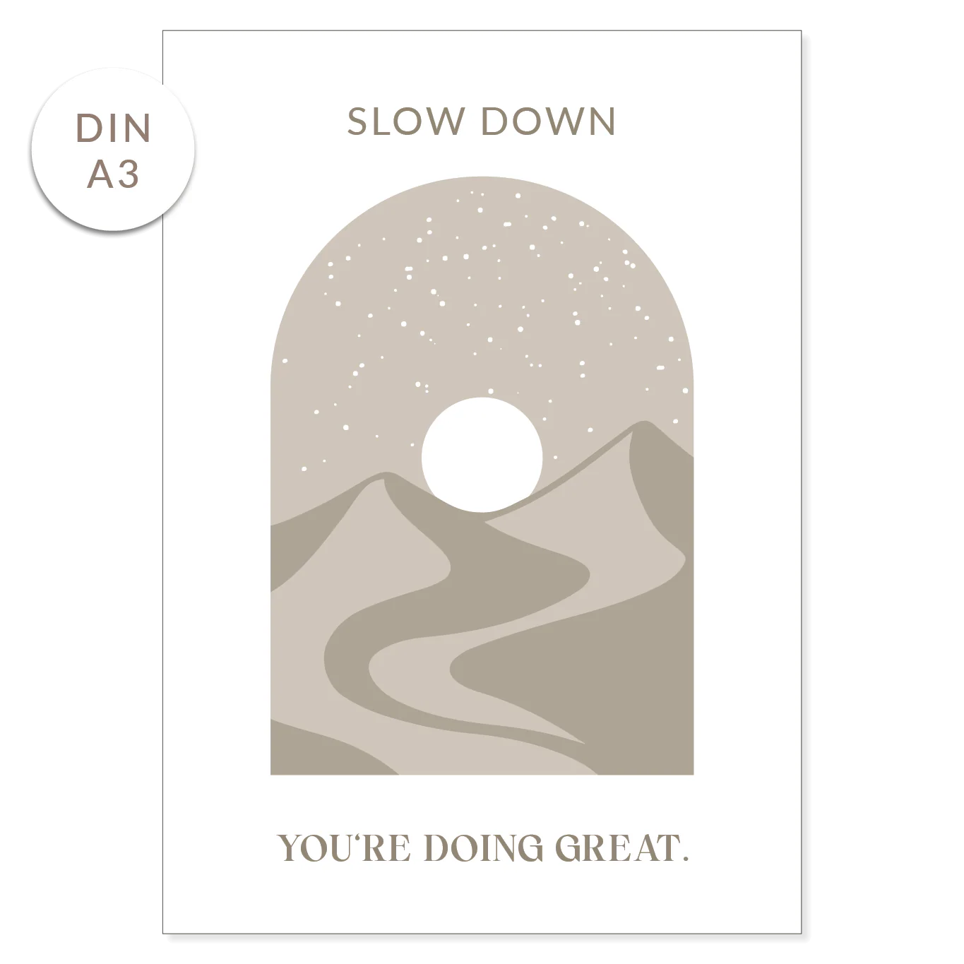 Poster A3 & A4 "Calm" - Image 9