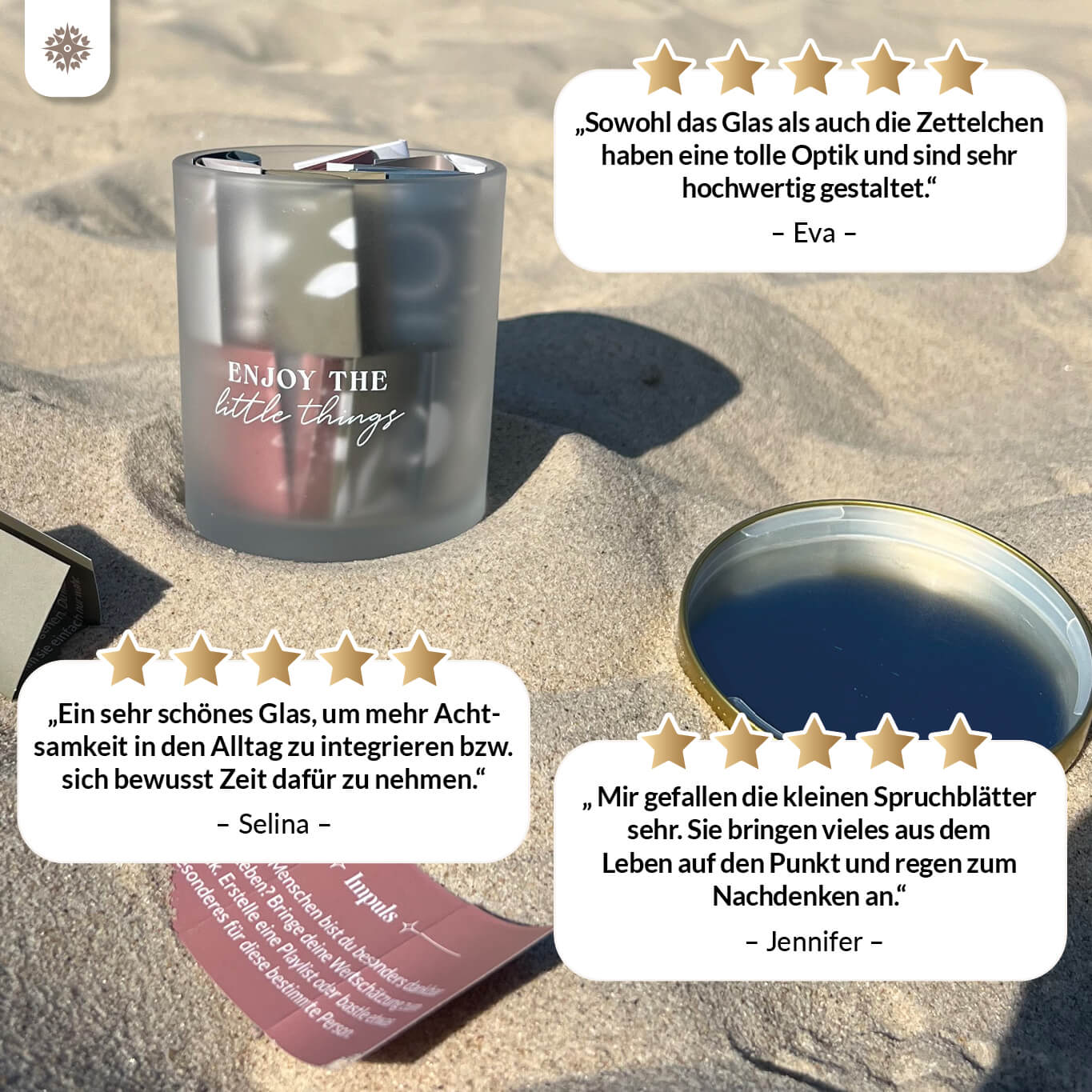 Achtsamkeitsglas mit 30 Zettelchen - Image 8