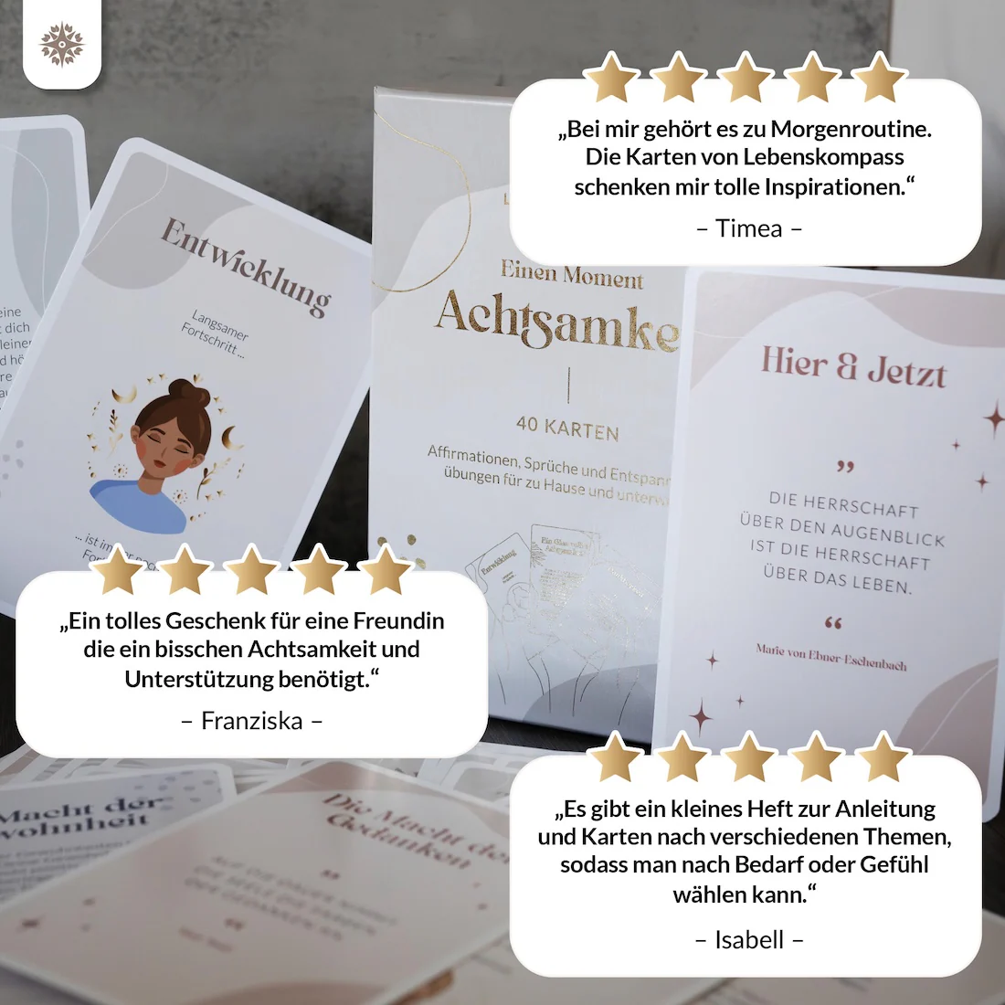 Achtsamkeitskarten - Set mit 40 Karten - Image 7