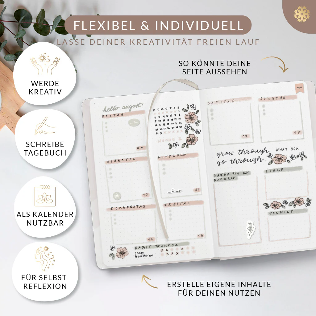 Bullet Journal "PRO" DIN A5 - Notizbuch mit Punktraster - Image 11