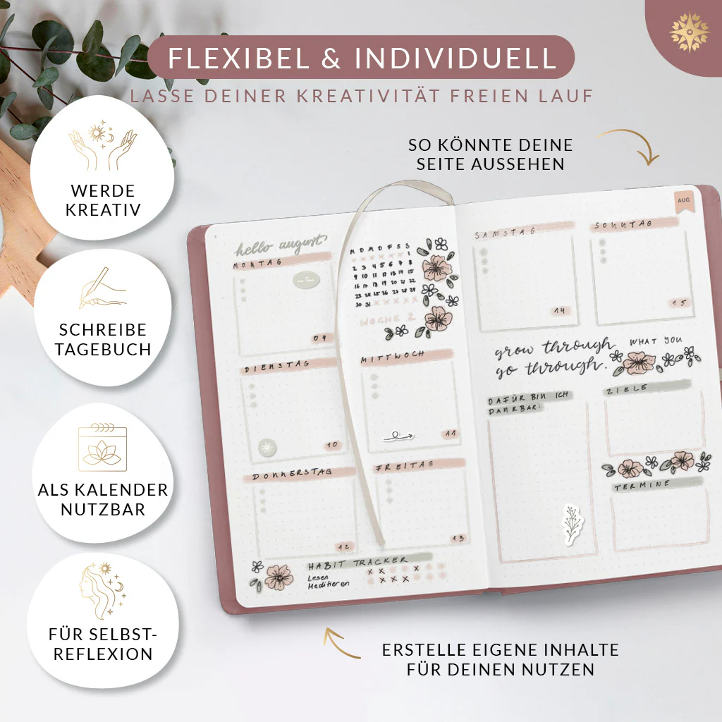 Bullet Journal "PRO" DIN A5 - Notizbuch mit Punktraster - Image 19