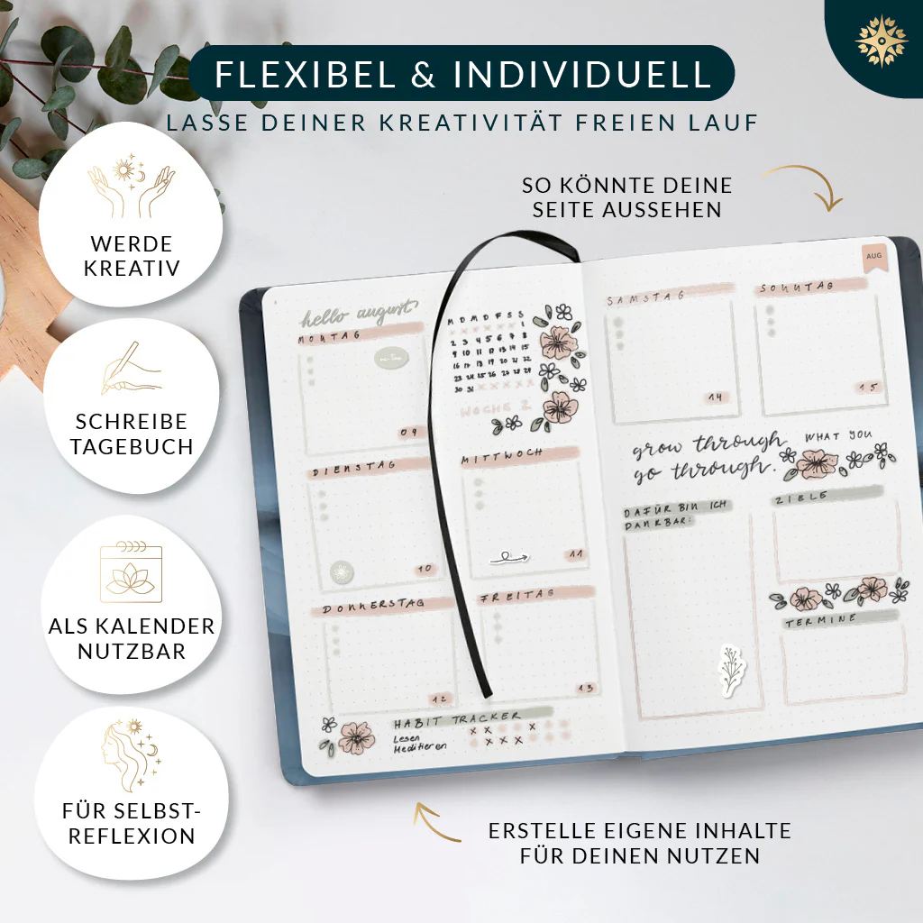 Bullet Journal "PRO" DIN A5 - Notizbuch mit Punktraster - Image 35
