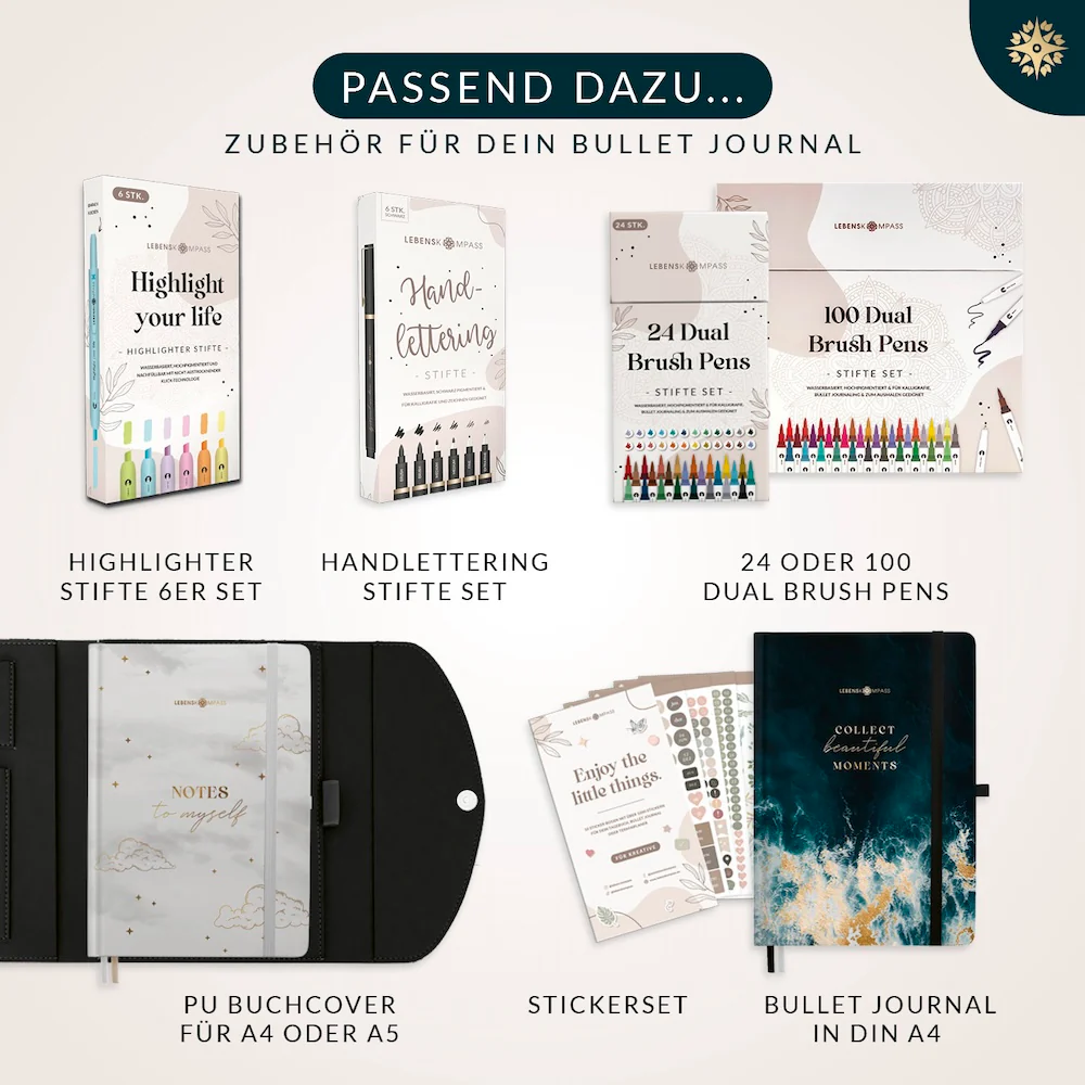 Bullet Journal "PRO" DIN A5 - Notizbuch mit Punktraster - Image 38