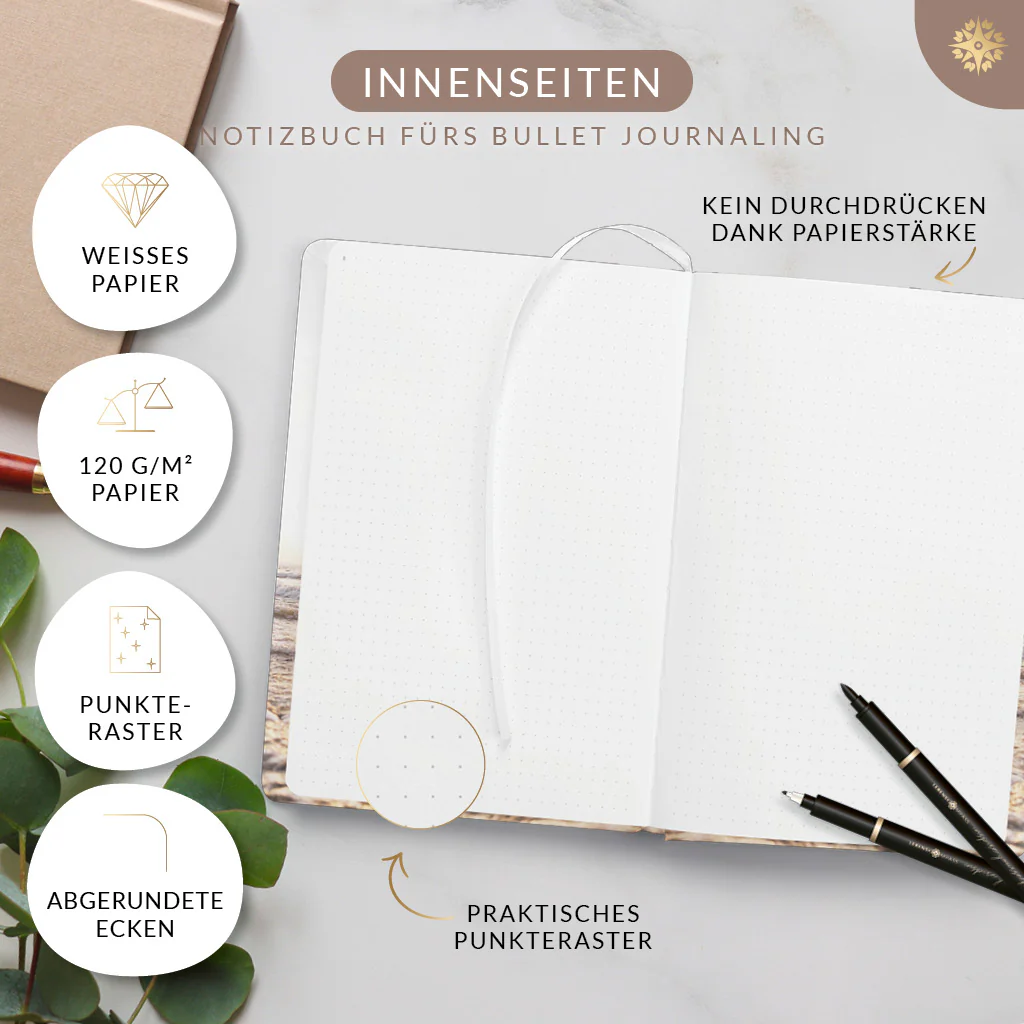 Bullet Journal "PRO" DIN A5 - Notizbuch mit Punktraster - Image 42