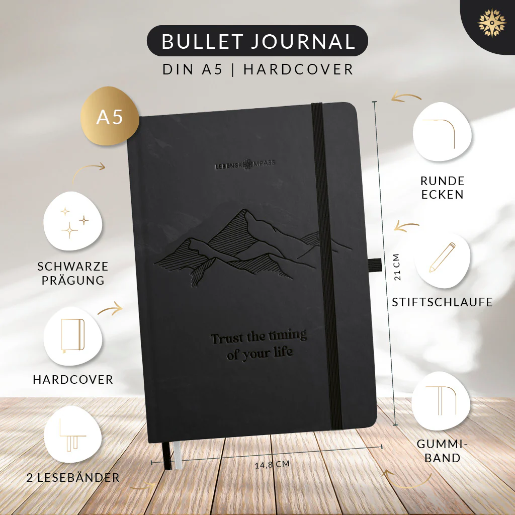 Bullet Journal "PRO" DIN A5 - Notizbuch mit Punktraster - Image 49