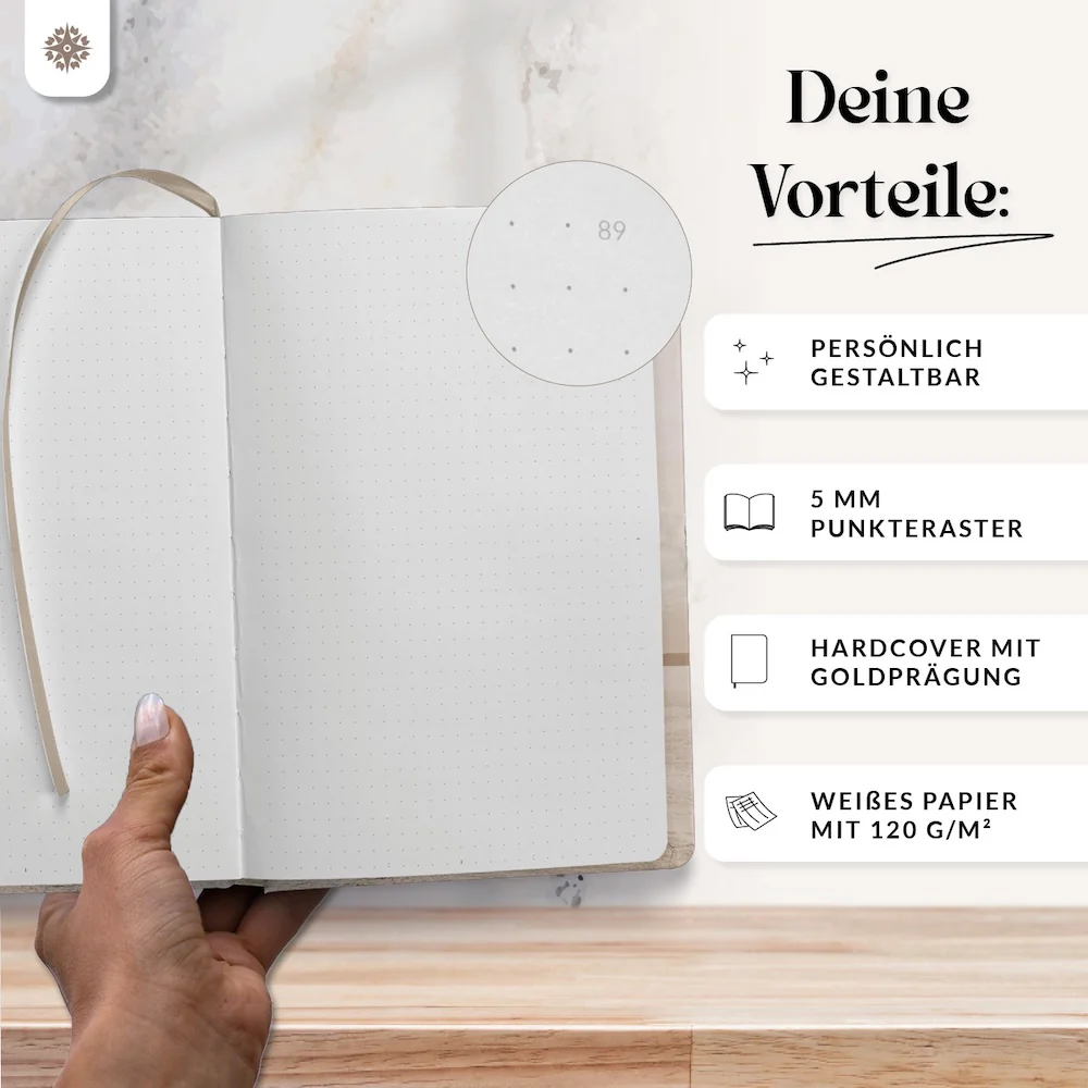 Bullet Journal "SLIM" DIN A5 - Notizbuch mit Punktraster - Image 13
