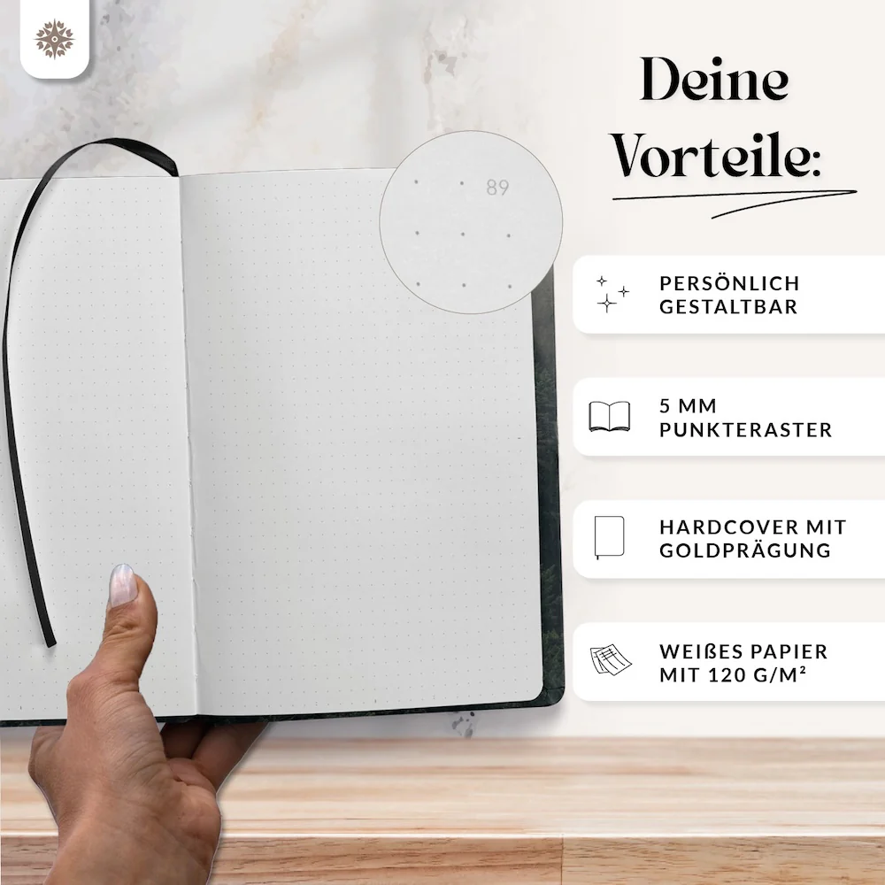 Bullet Journal "SLIM" DIN A5 - Notizbuch mit Punktraster - Image 7