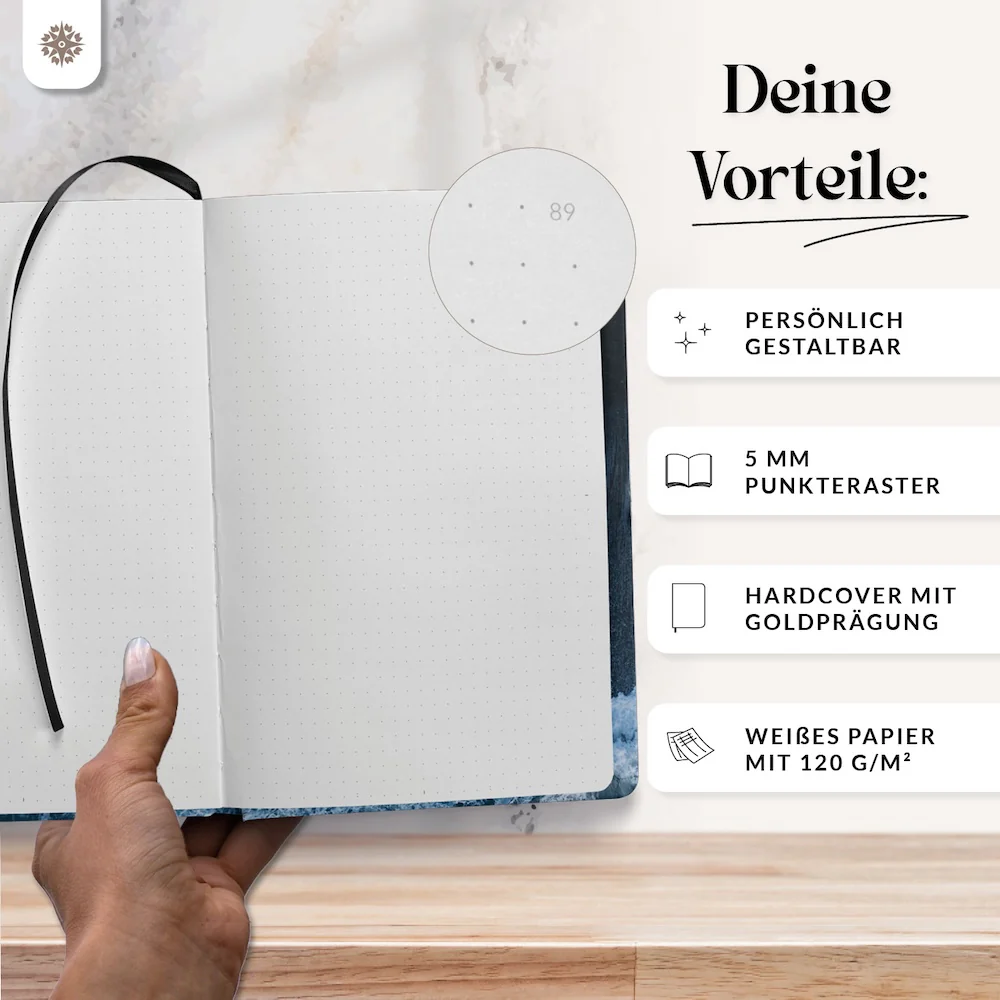 Bullet Journal "SLIM" DIN A5 - Notizbuch mit Punktraster - Image 9