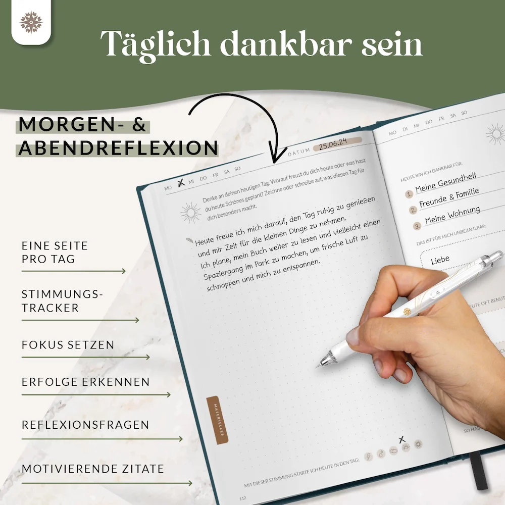 Dankbarkeitstagebuch - Das 12 Wochen Tagebuch - Image 5