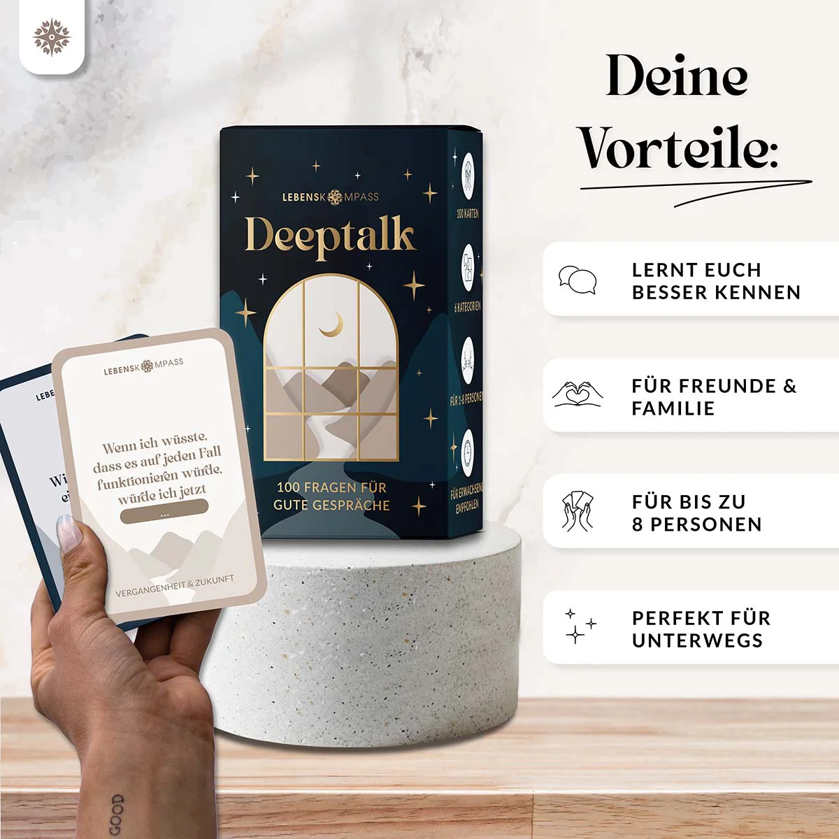 Deeptalk - 100 Fragen für Freunde, Familie & Paare - Image 3
