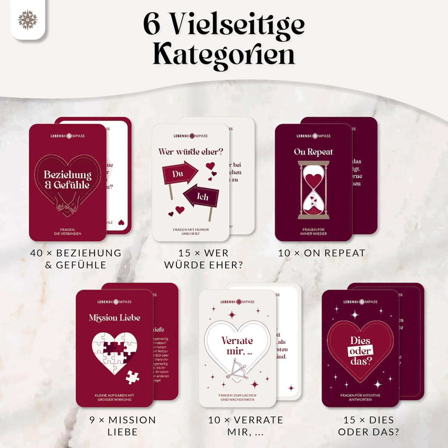 Deeptalk Paare - 100 Gesprächskarten für echte Nähe & Achtsamkeit - Image 5