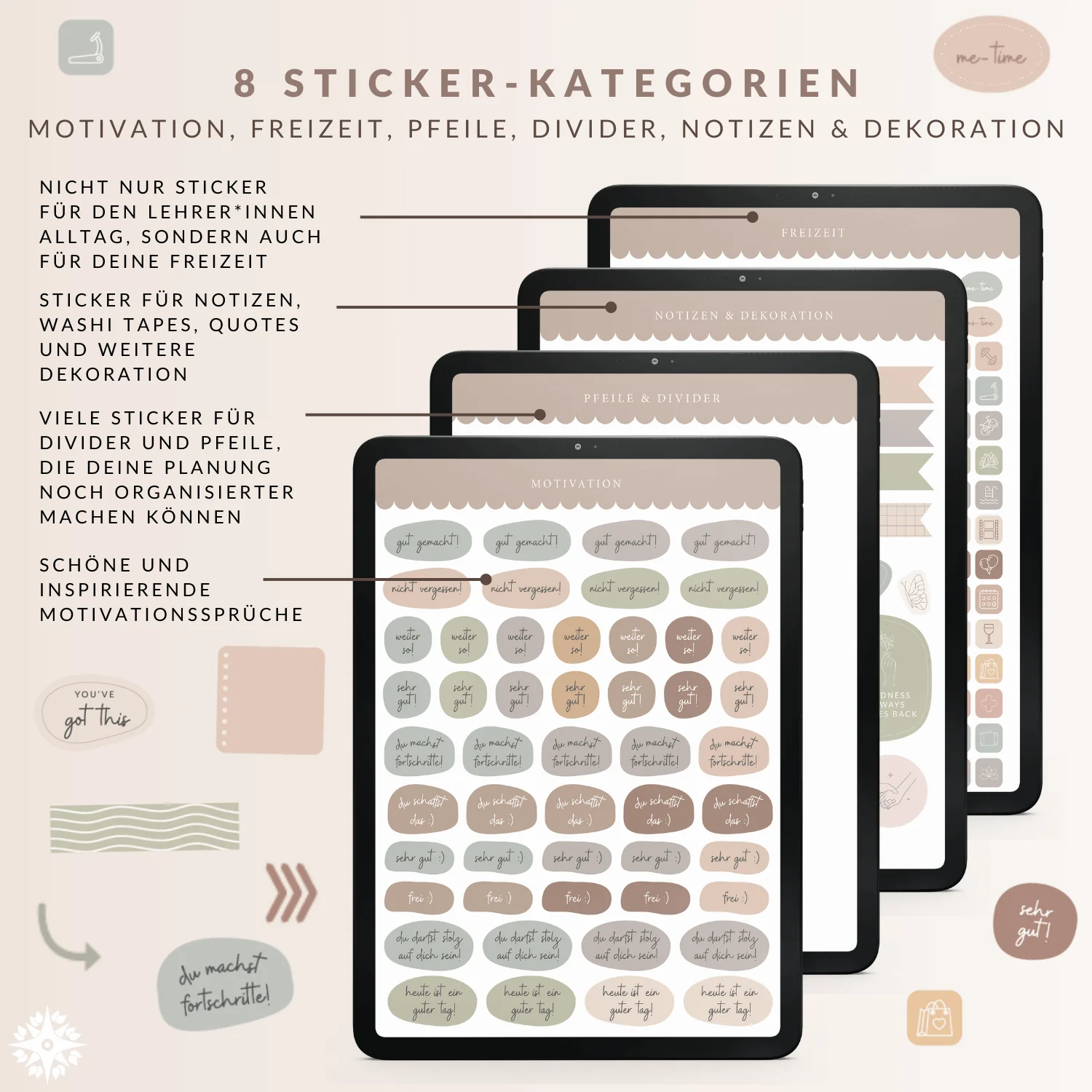 Digitales Sticker-Set - PDF mit Hyperlinks - Image 11