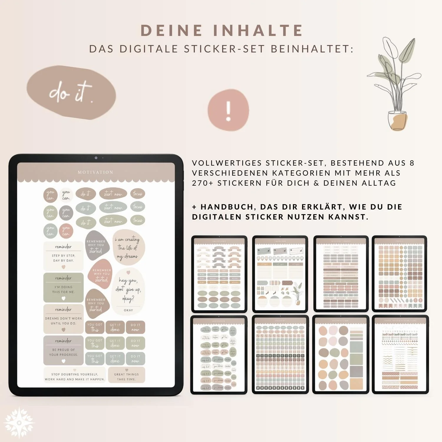 Digitales Sticker-Set - PDF mit Hyperlinks - Image 19