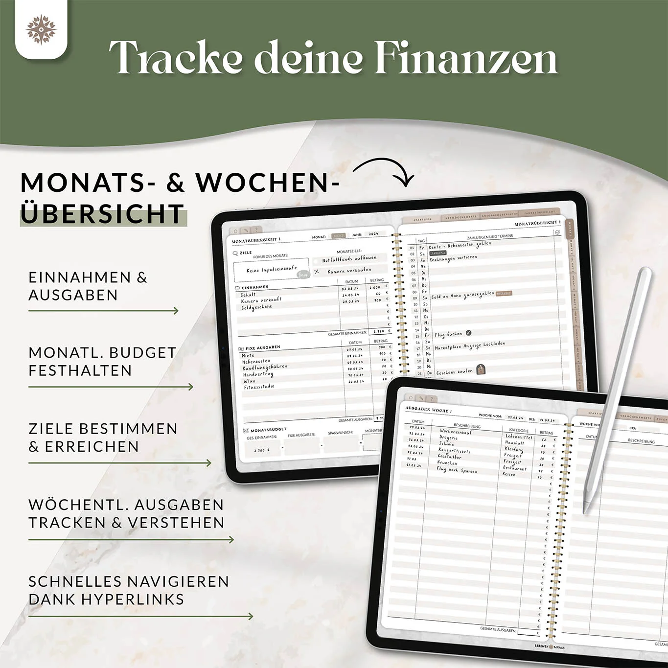 Digitaler Finanzplaner - PDF mit Hyperlinks - Image 4