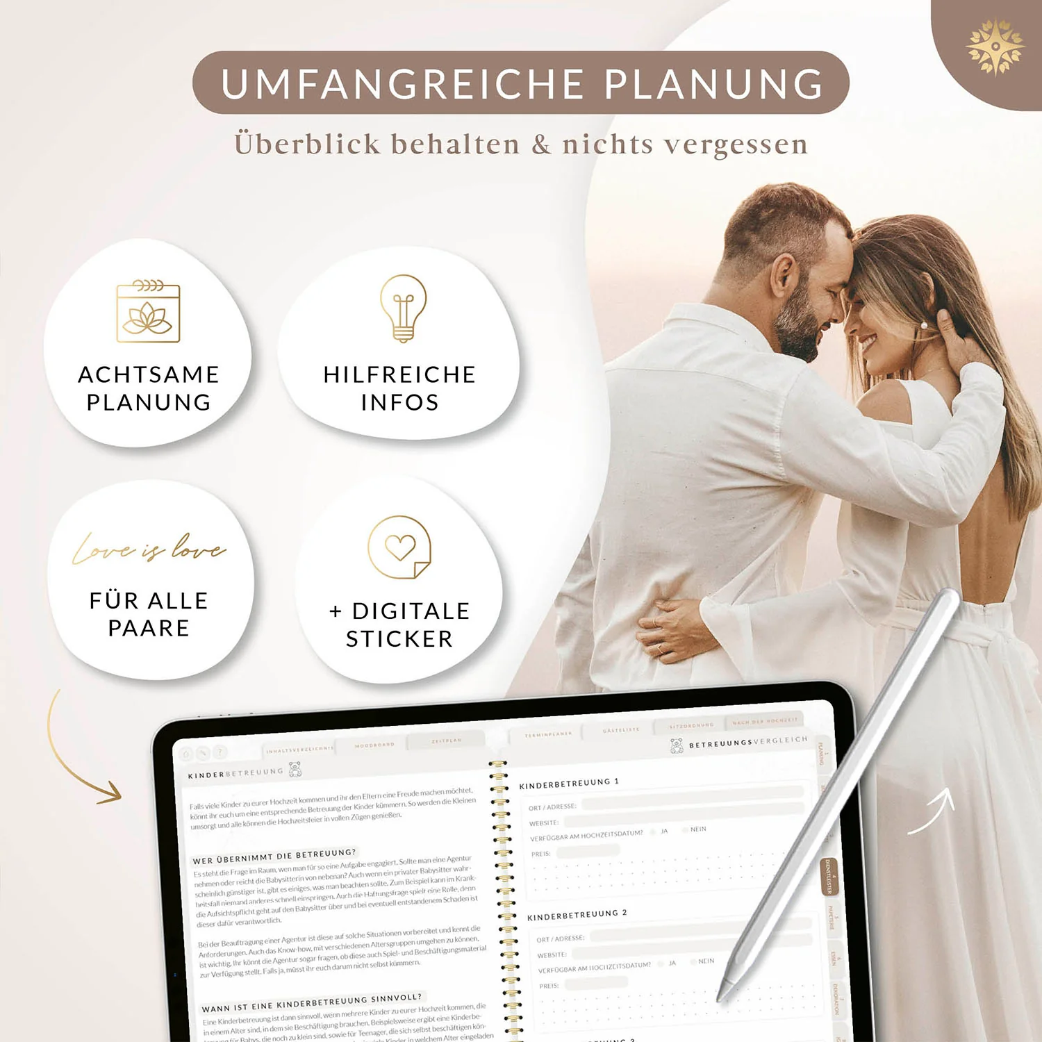 Digitaler Hochzeitsplaner - PDF mit Hyperlinks - Image 3