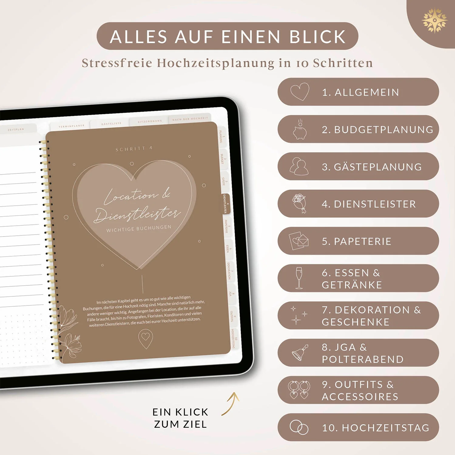 Digitaler Hochzeitsplaner - PDF mit Hyperlinks - Image 4