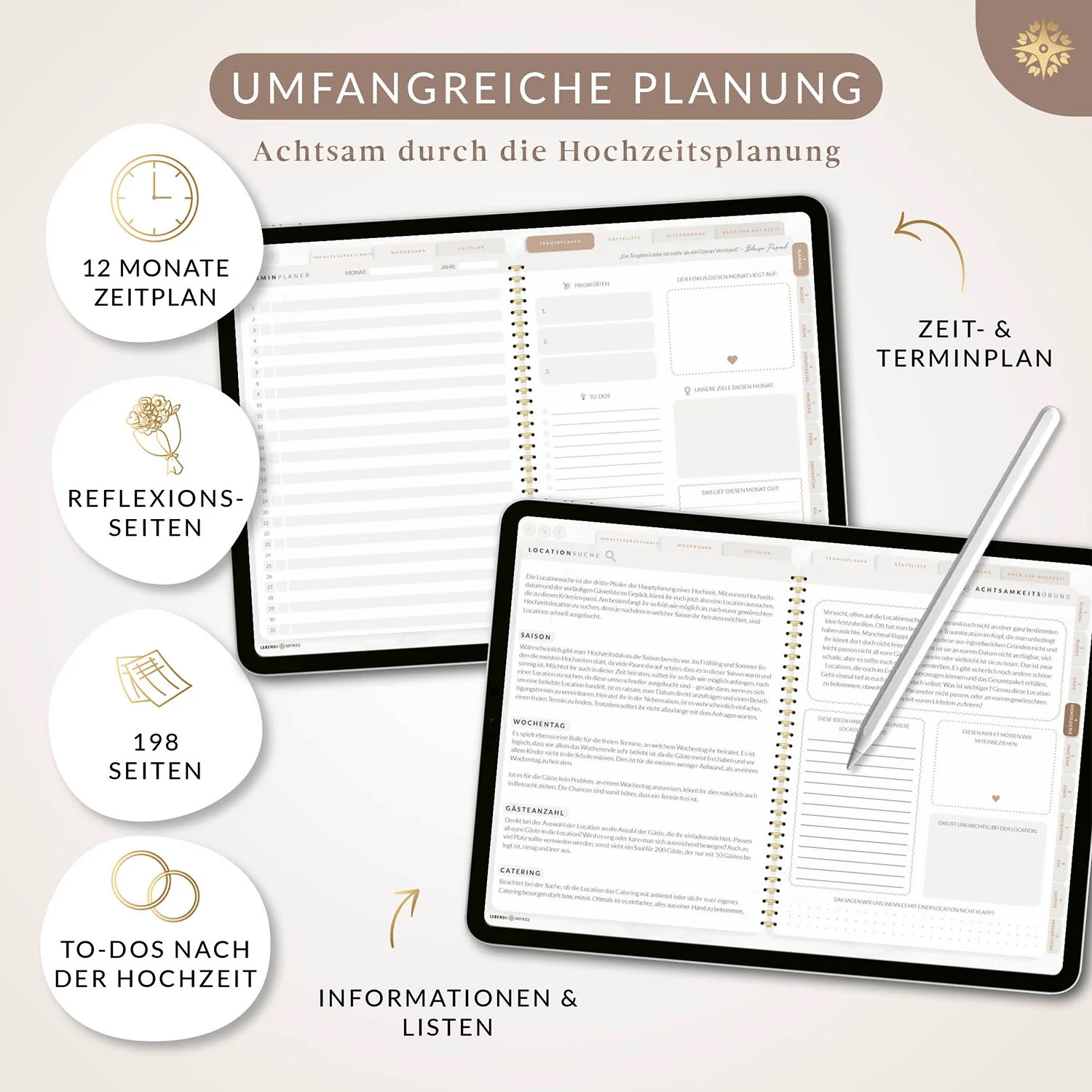 Digitaler Hochzeitsplaner - PDF mit Hyperlinks - Image 6