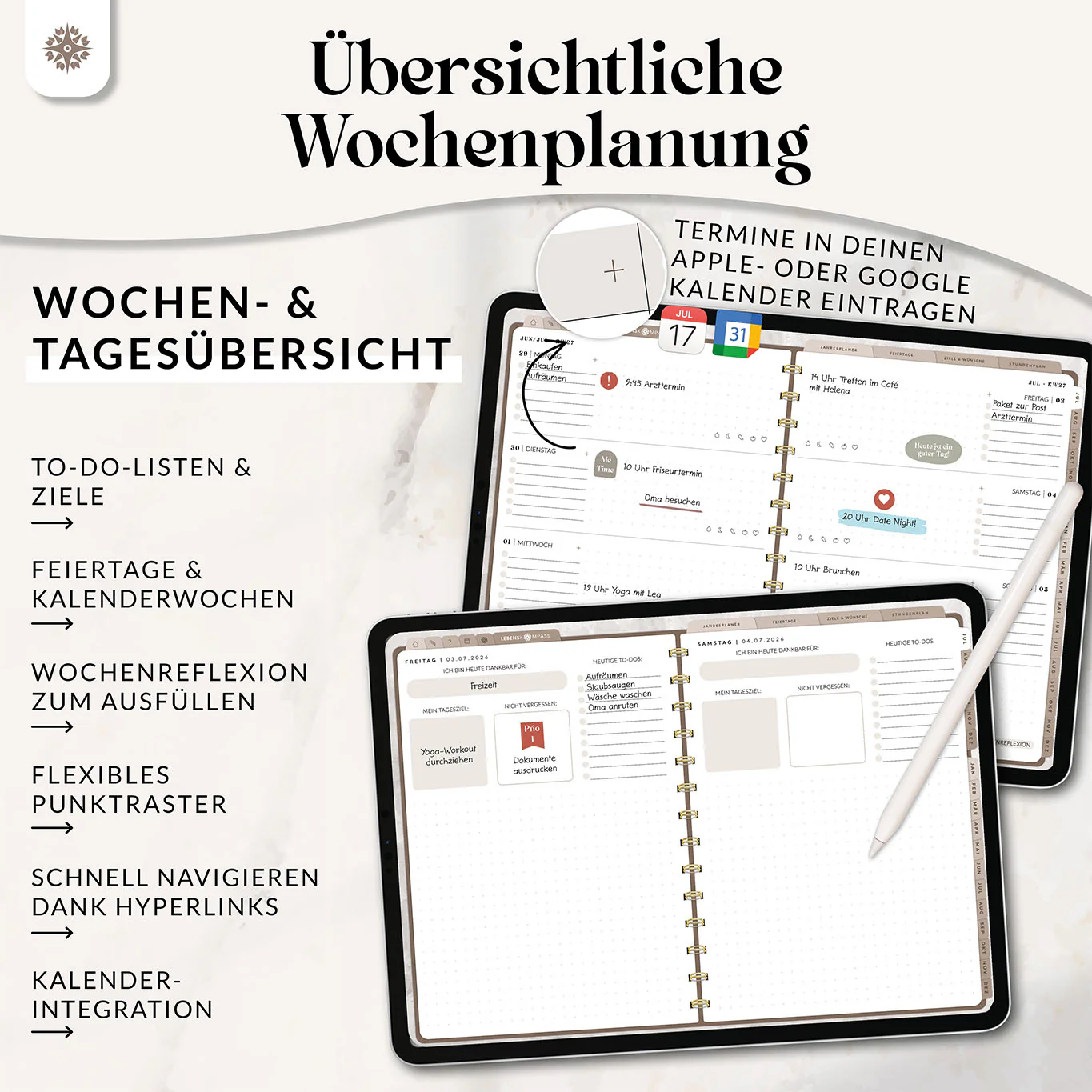 Digitaler 18 Monate Terminplaner  - PDF mit Hyperlinks - Image 4