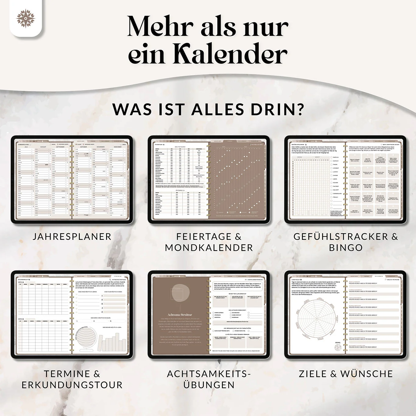 Digitaler 18 Monate Terminplaner  - PDF mit Hyperlinks - Image 6