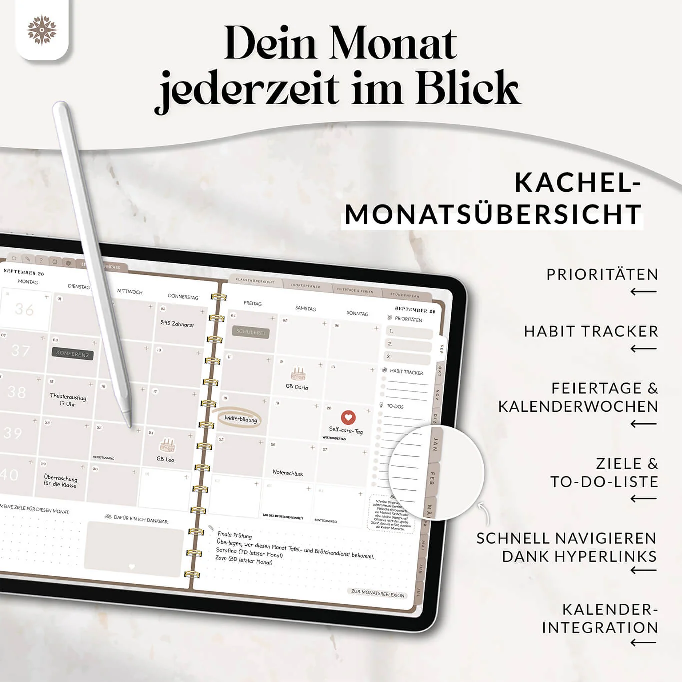 Digitaler Lehrerkalender - PDF mit Hyperlinks - Image 5