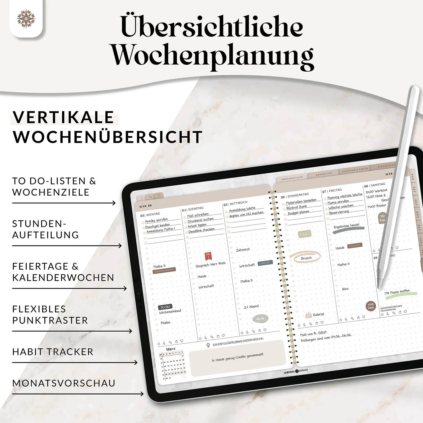 Digitaler Studienplaner - PDF mit Hyperlinks - Image 4