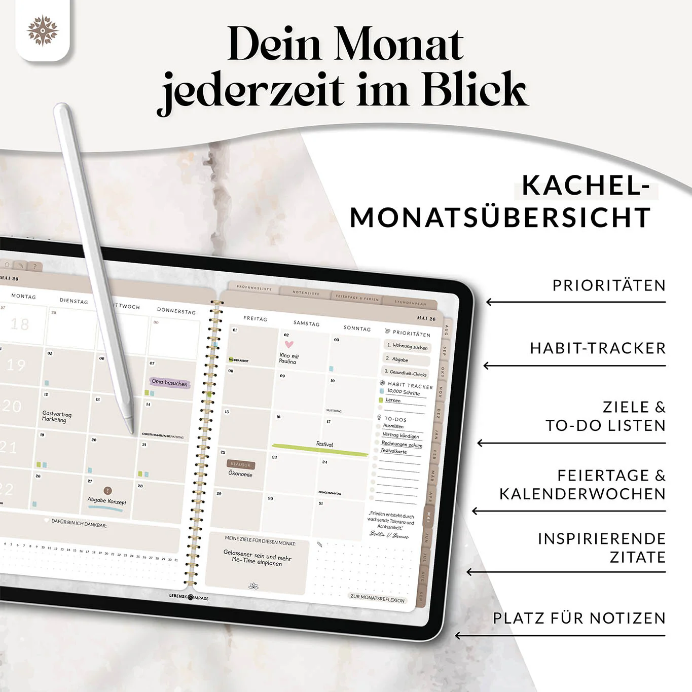 Digitaler Studienplaner - PDF mit Hyperlinks - Image 5