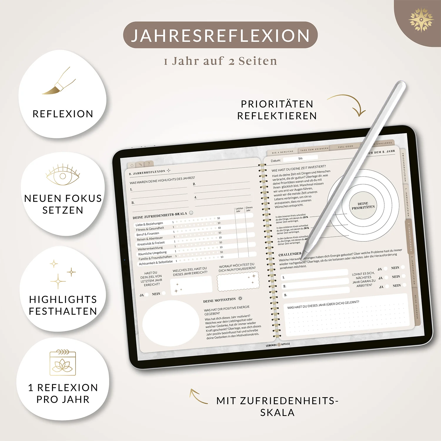 Digitales 3-Jahres-Tagebuch "DEEPTALK" - PDF mit Hyperlinks - Image 16