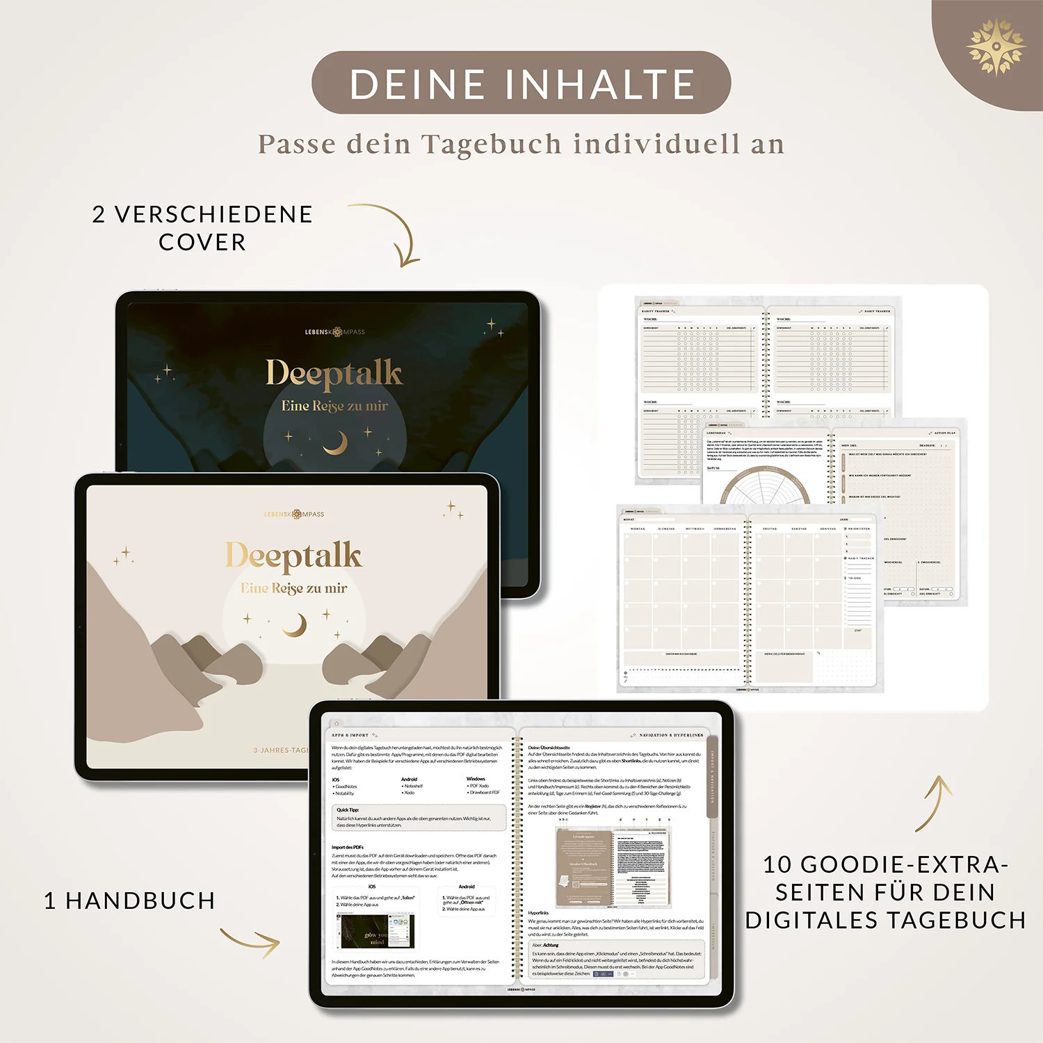 Digitales 3-Jahres-Tagebuch "DEEPTALK" - PDF mit Hyperlinks - Image 17