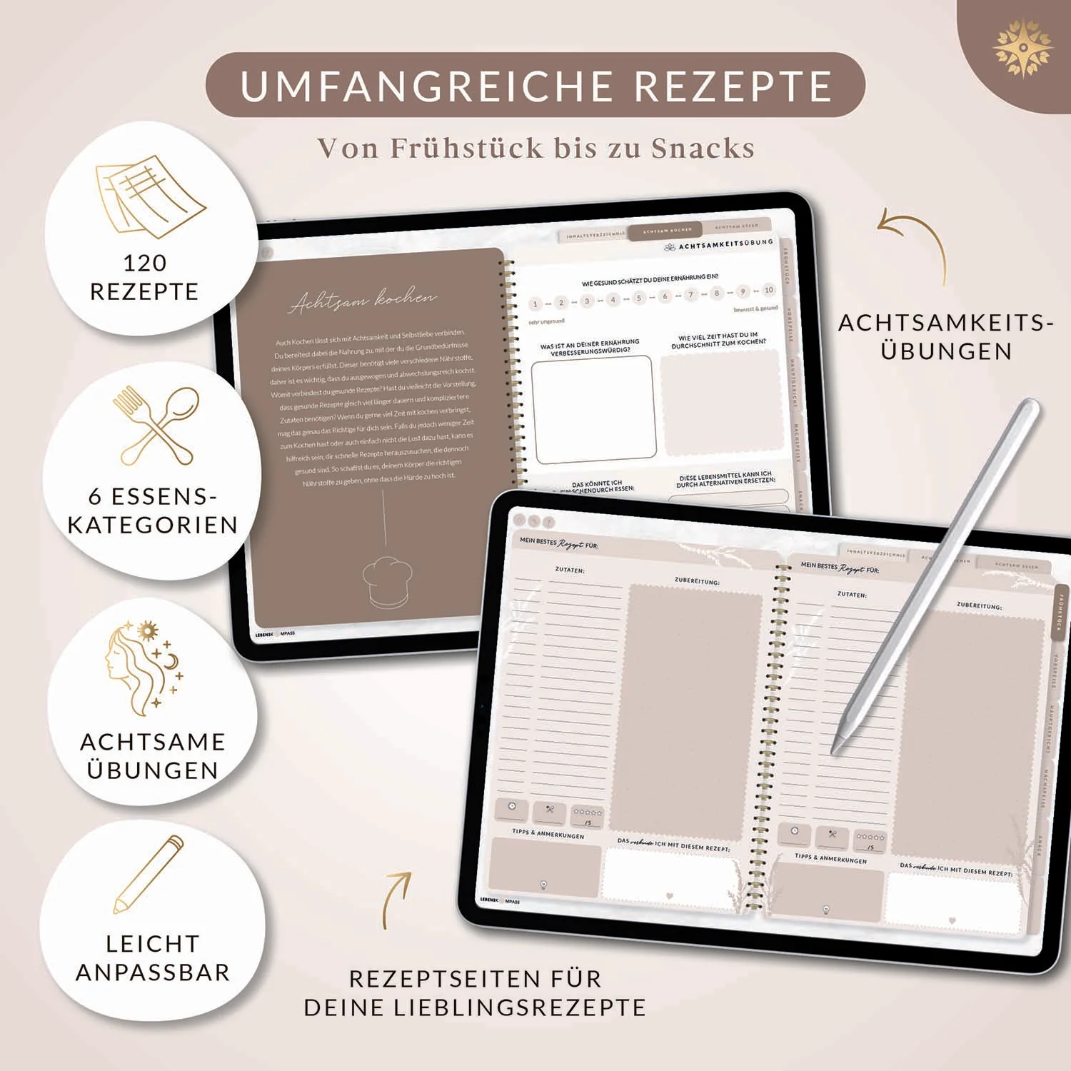 Digitales Rezeptbuch zum Selberschreiben - PDF mit Hyperlinks - Image 5