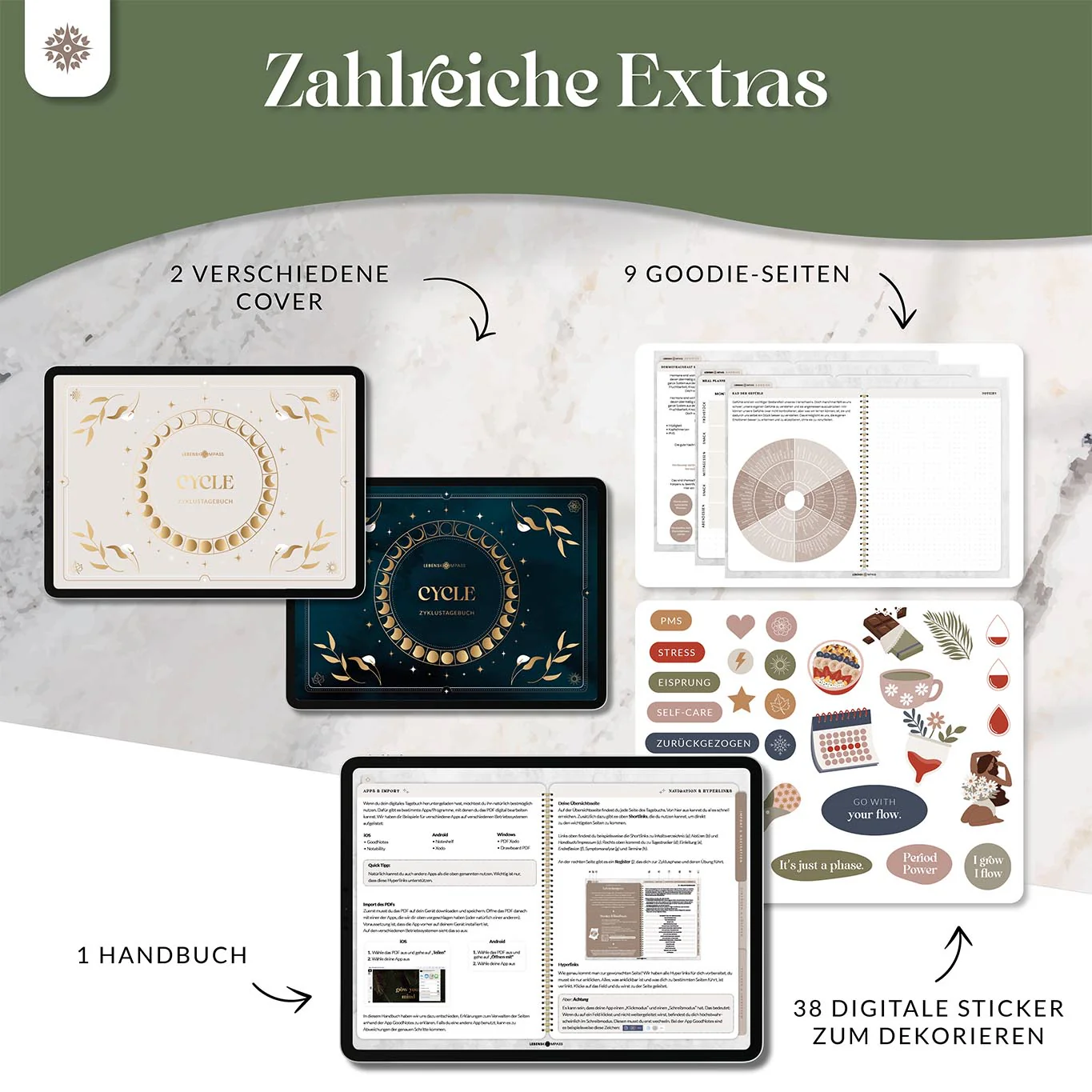 Digitales Zyklustagebuch - PDF mit Hyperlinks - Image 6