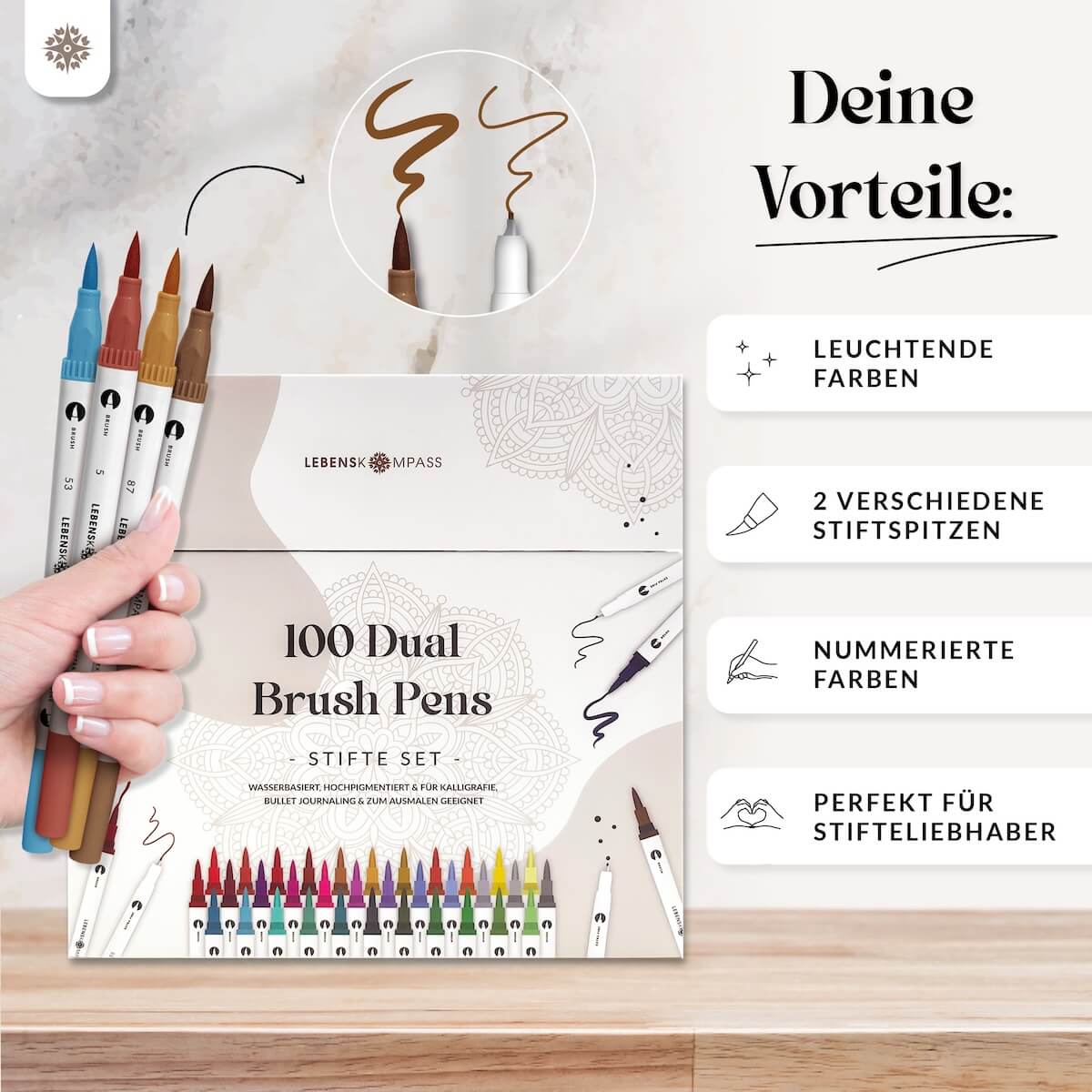 Dual Brush Pens - Bunte Pinselstifte Set - Image 11