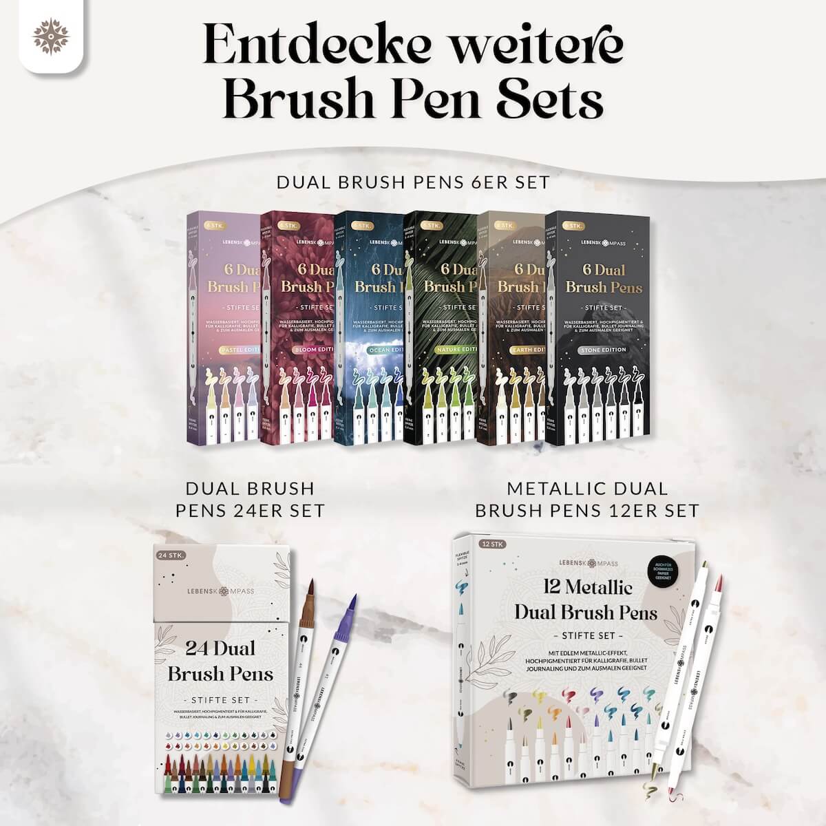 Dual Brush Pens - Bunte Pinselstifte Set - Image 14