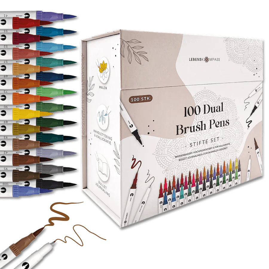 Dual Brush Pens - Bunte Pinselstifte Set - Image 9
