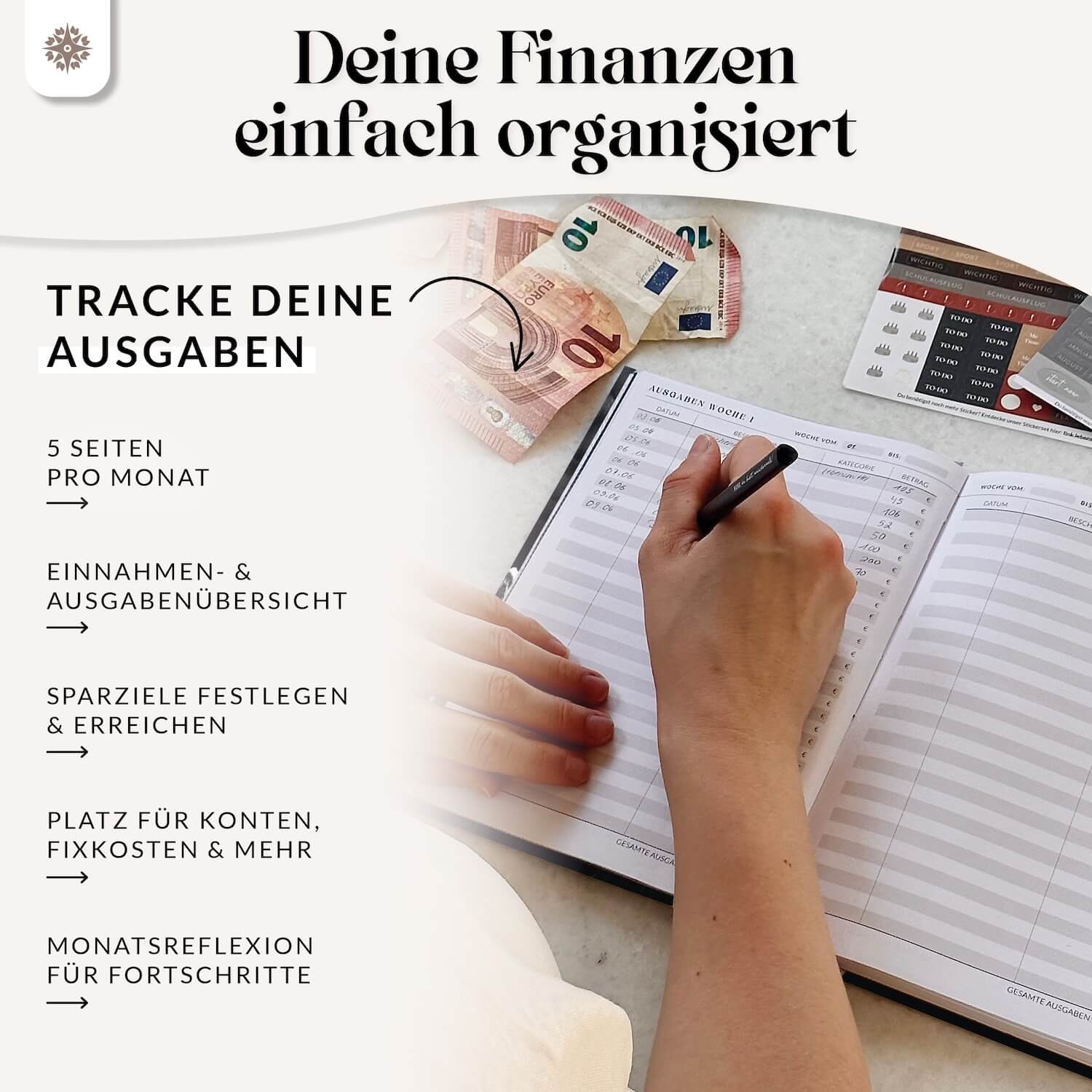 Finanzplaner  – 12 Monate Undatiert - Image 13