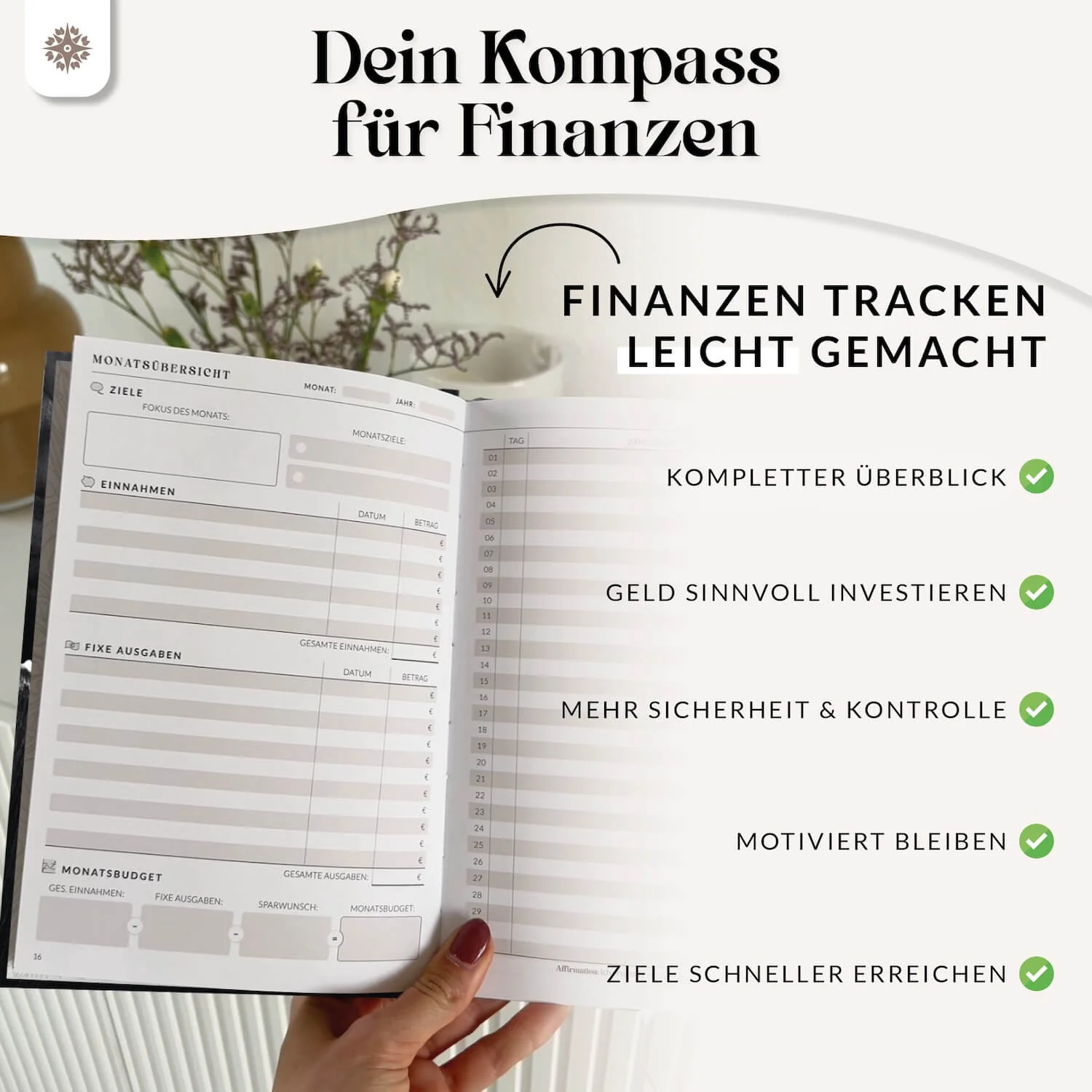 Finanzplaner  – 12 Monate Undatiert - Image 14