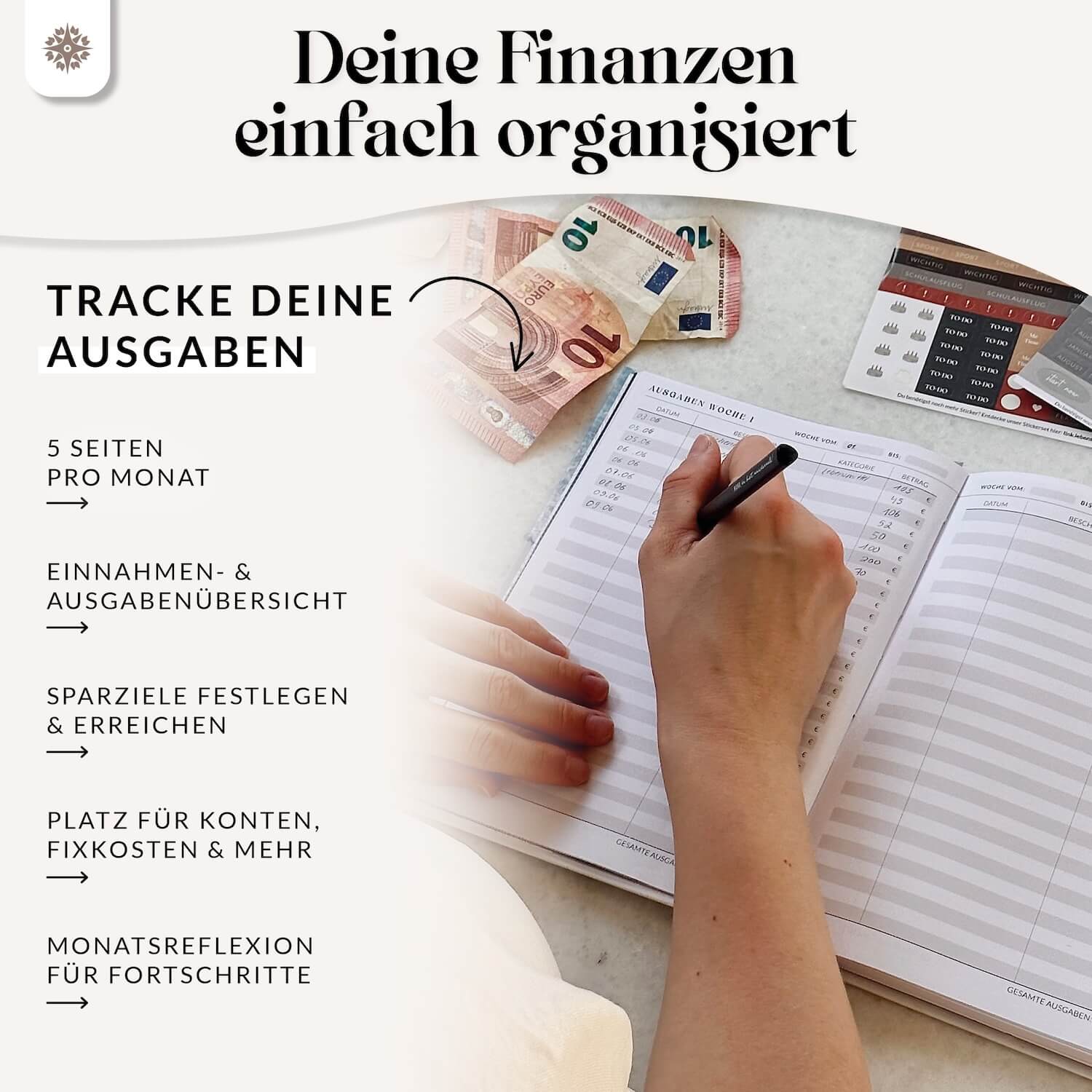 Finanzplaner  – 12 Monate Undatiert - Image 5