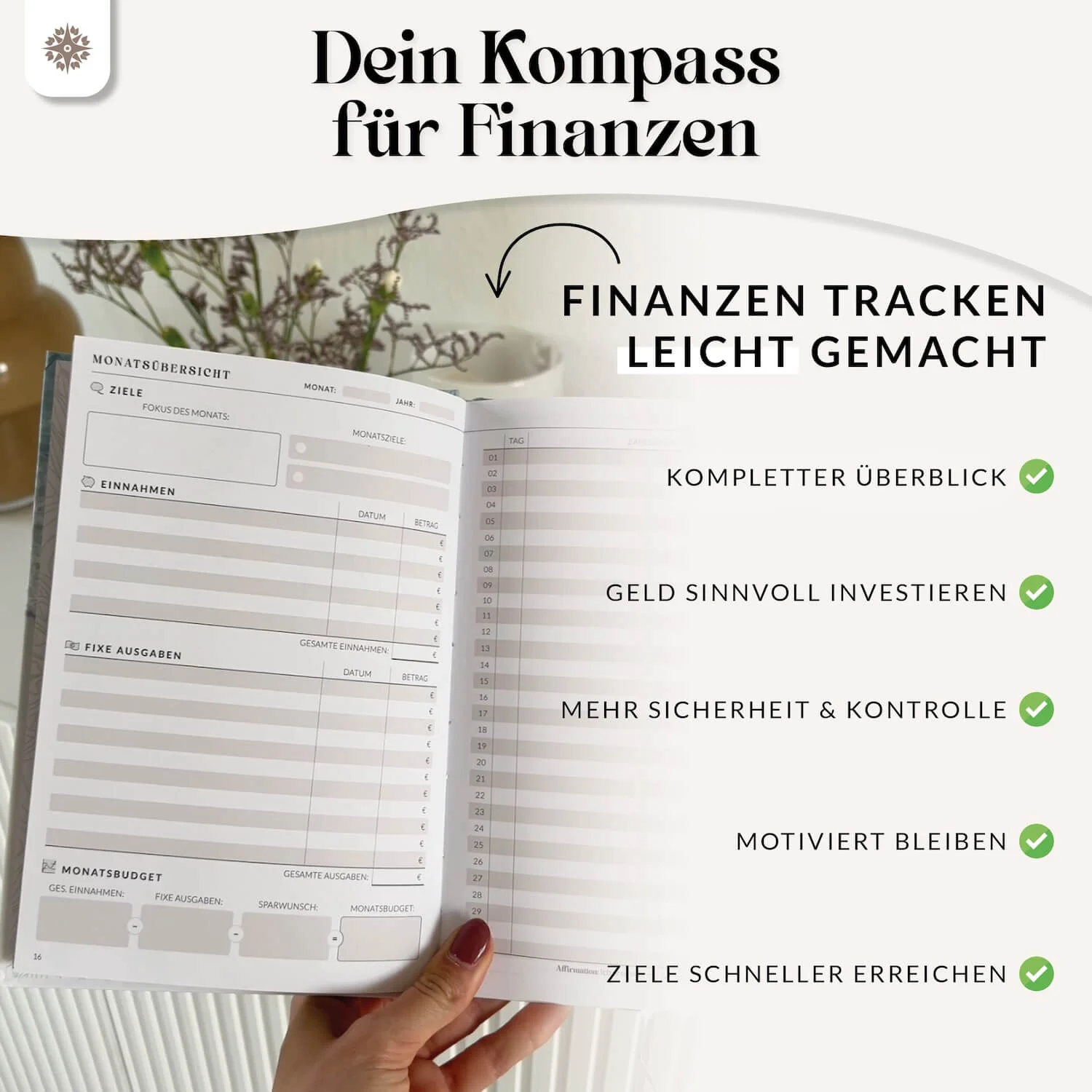 Finanzplaner  – 12 Monate Undatiert - Image 6