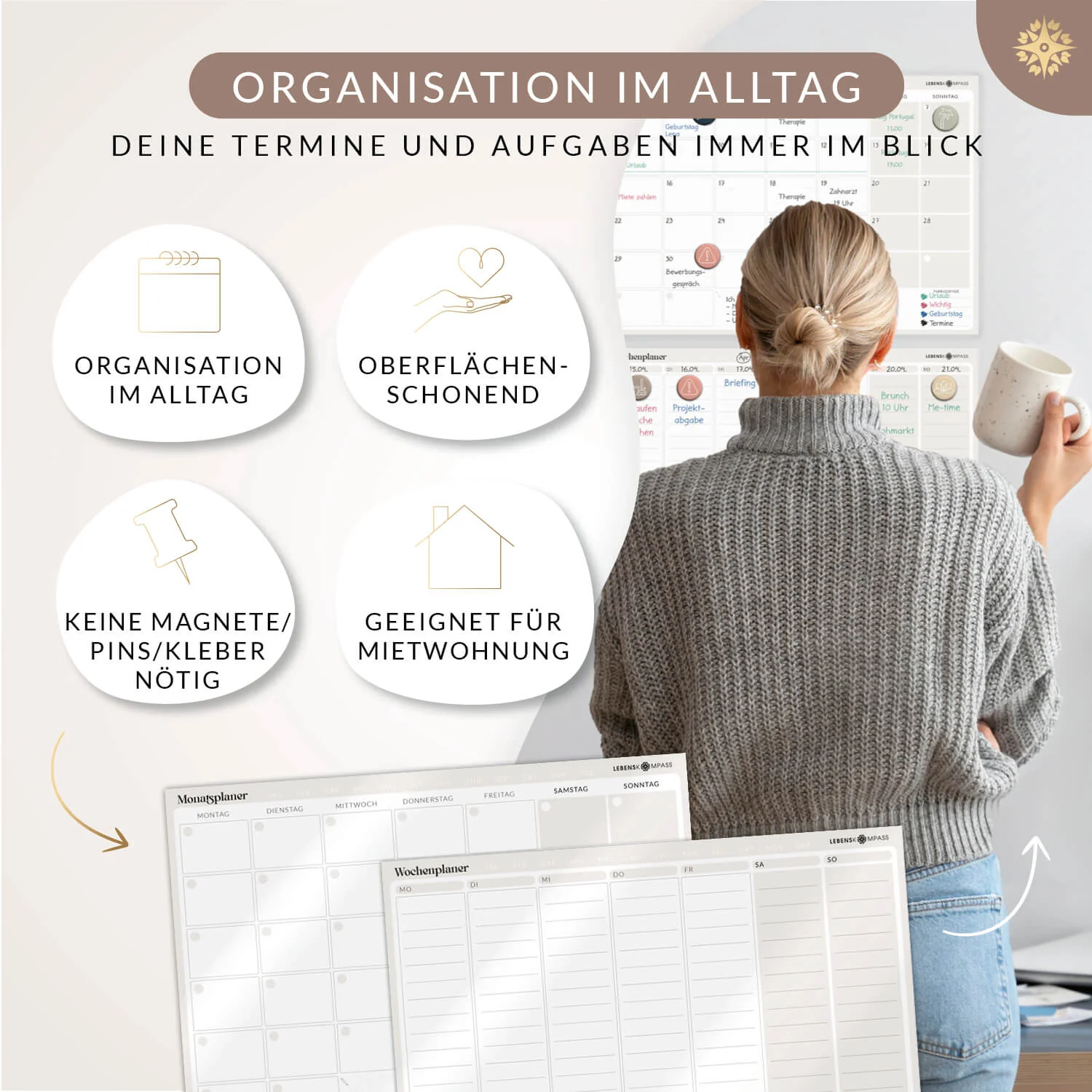 FlexiPlan® - Selbsthaftender Wandplaner - Image 12