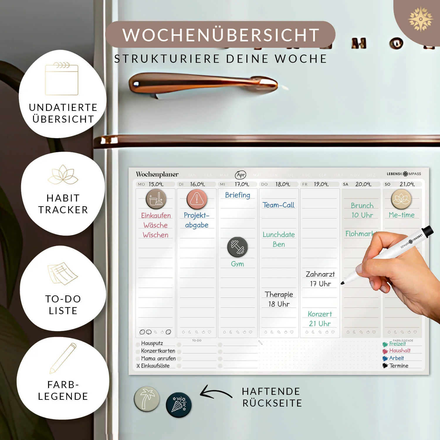 FlexiPlan® - Selbsthaftender Wandplaner - Image 13