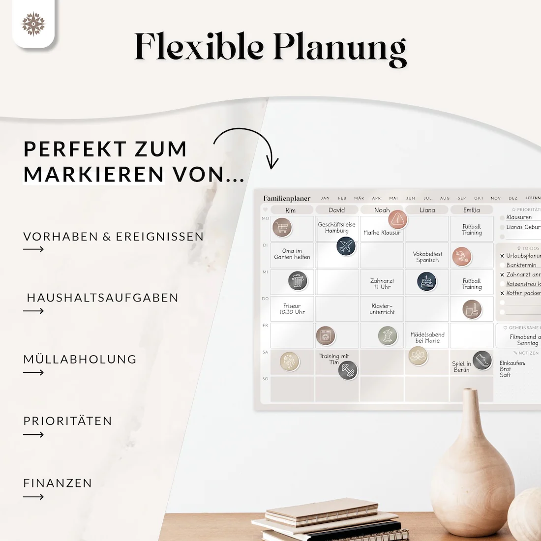 FlexiPlan® - Selbsthaftender Wandplaner - Image 19