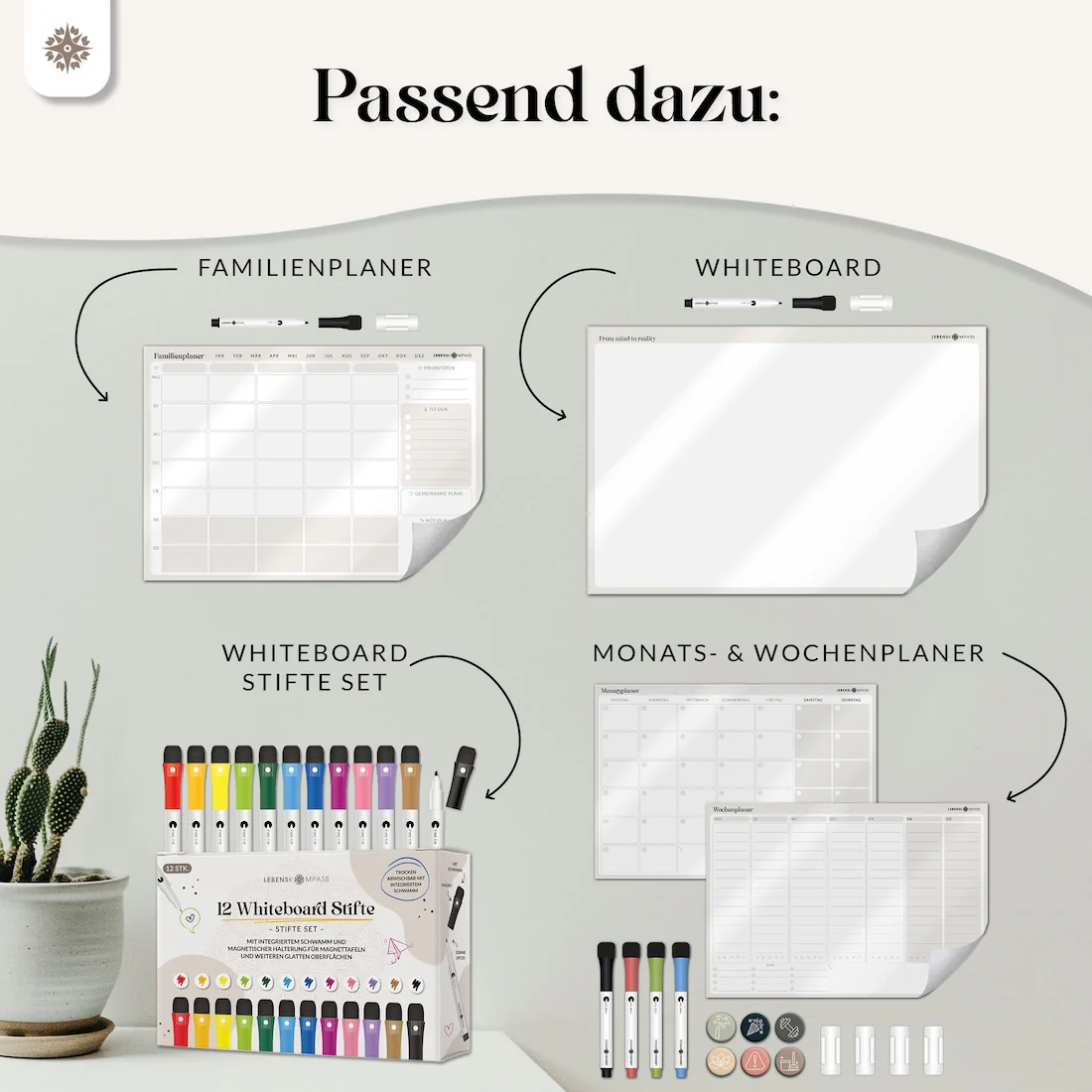 FlexiPlan® - Selbsthaftender Wandplaner - Image 21
