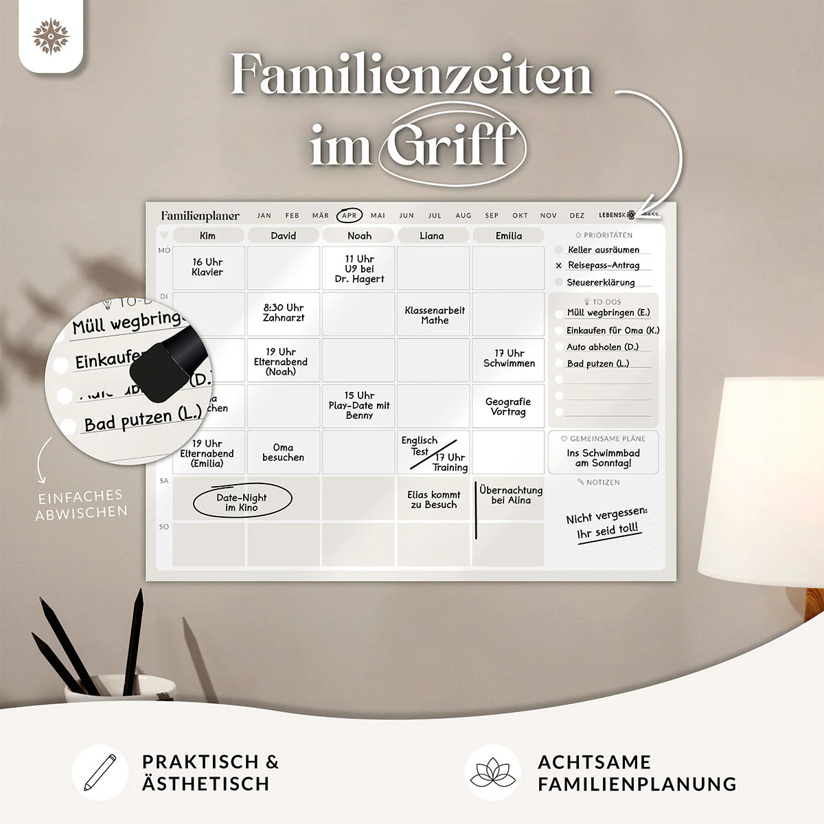 FlexiPlan® - Selbsthaftender Wandplaner - Image 34